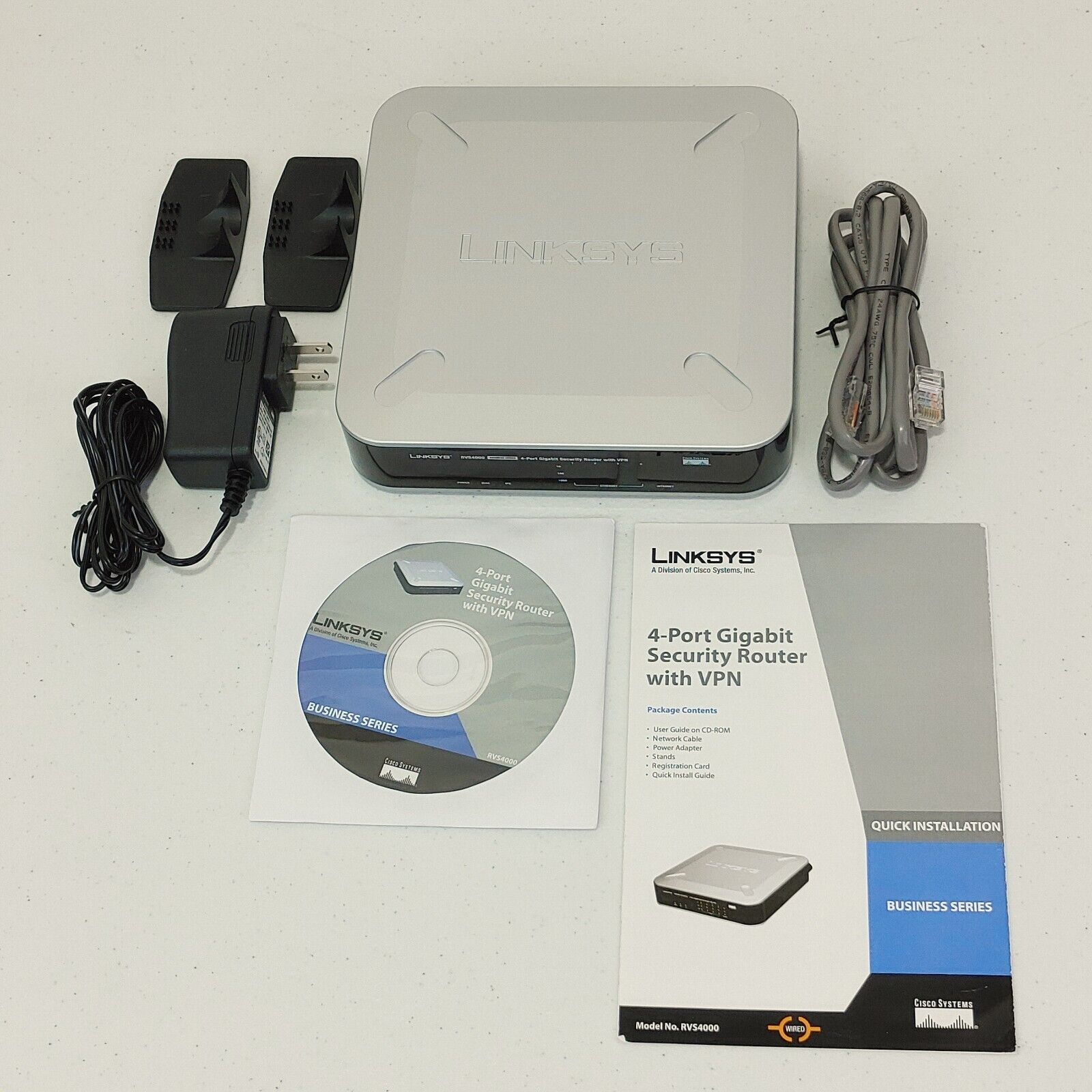 Linksys / Cisco RVS4000 4-port Gigabit Security Router with VPN Business Series