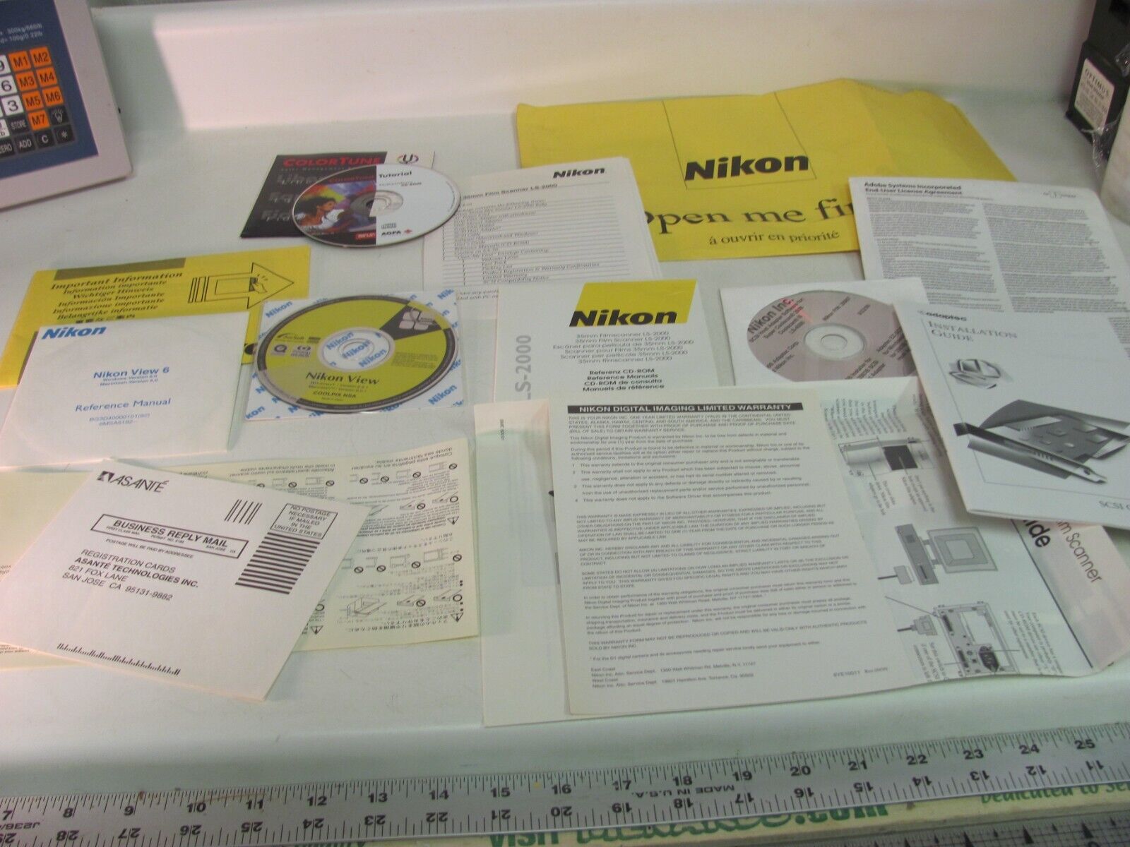 Vintage Nikon View 6.0.1 Software, Reference Software, Colorscan 2000, ColorTune