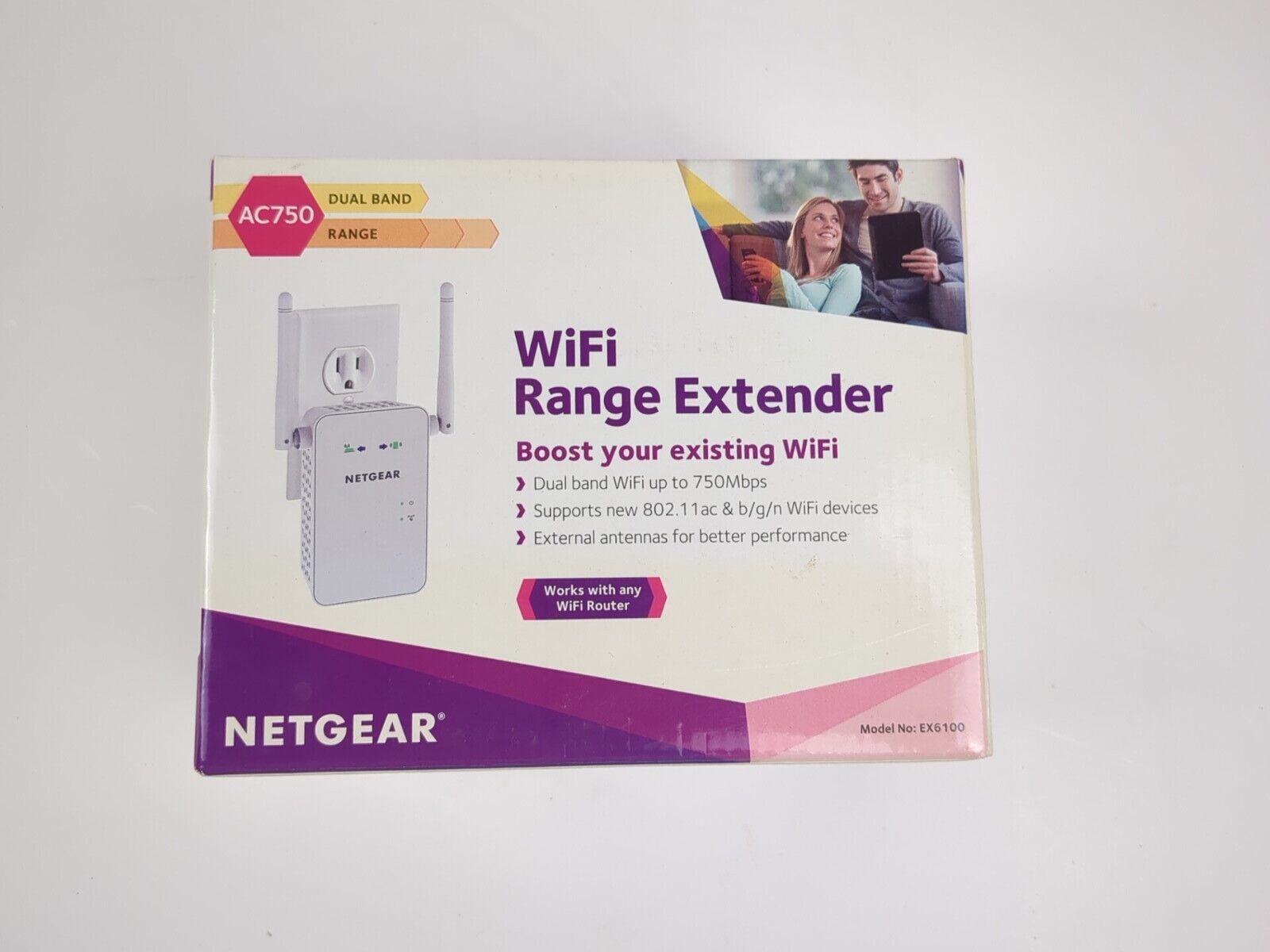 NETGEAR EX6100 IEEE 802.11ac 450Mbps Wireless Range Extender