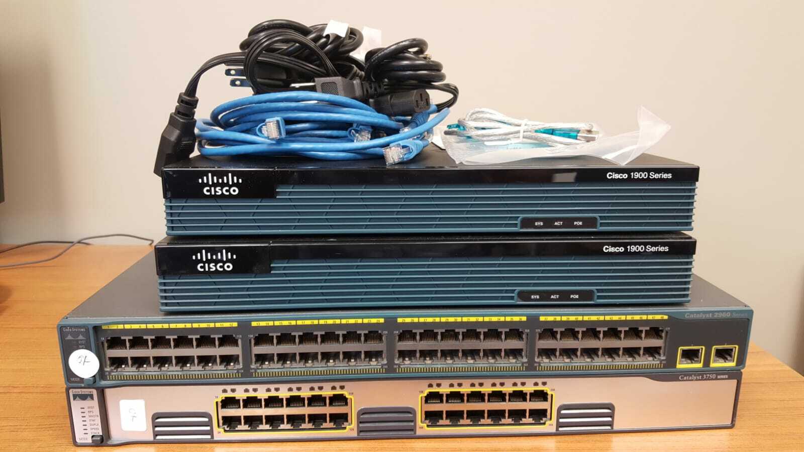Advanced Cisco CCNA V3 and CCNP home lab kit (IOS15.7 router) NEW series Routers