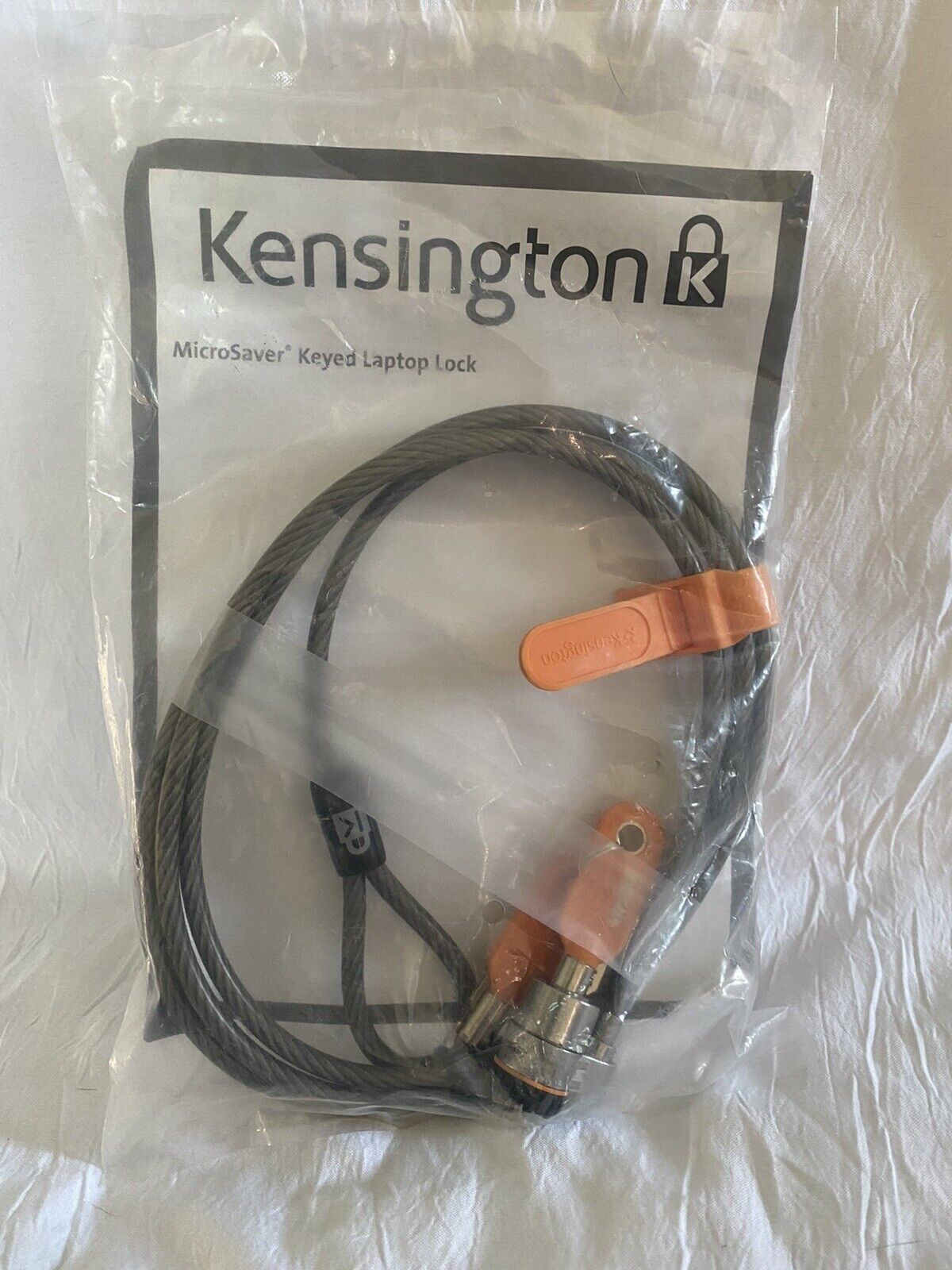 Genuine Kensington K64068F Microsaver Keyed Laptop/Notebook Lock -- New Sealed
