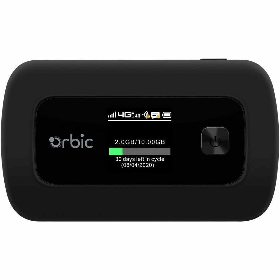 NEW Orbic Speed RC400L - Black (Verizon) 4G LTE Mobile WiFi Hotspot Router Modem