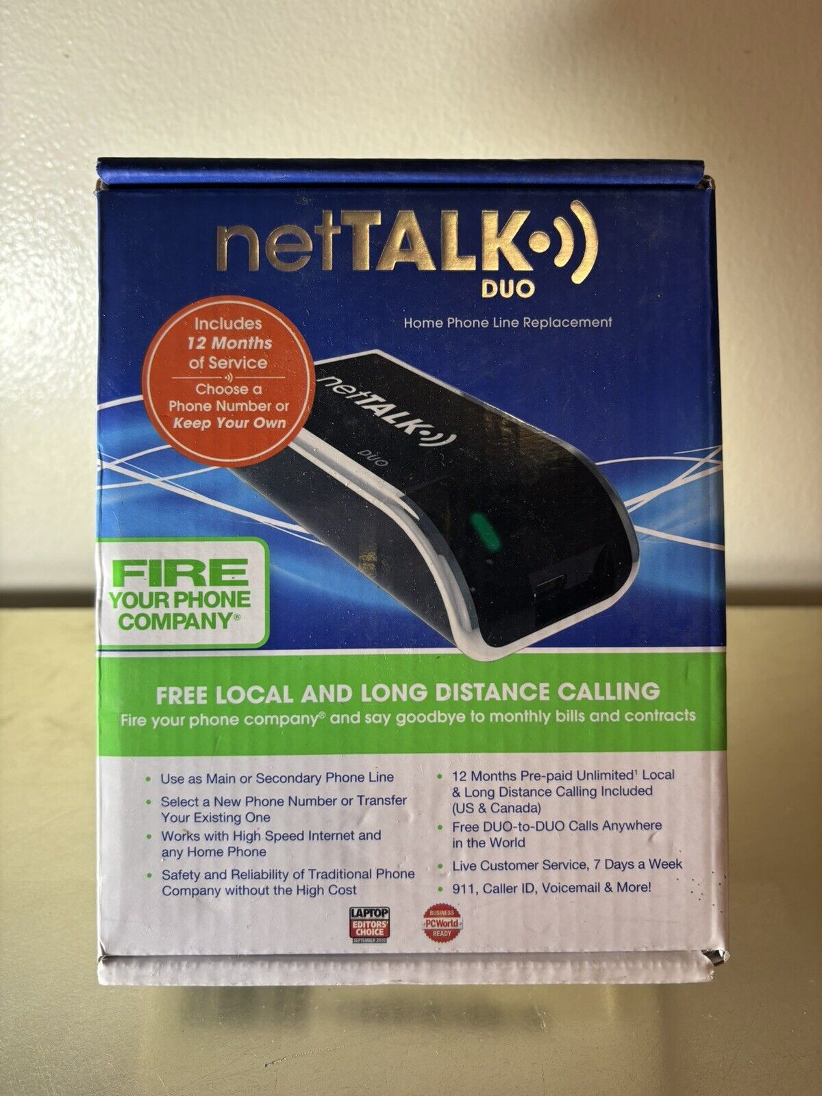 netTalk DUO WiFi VoIP Phone Adapter and Device