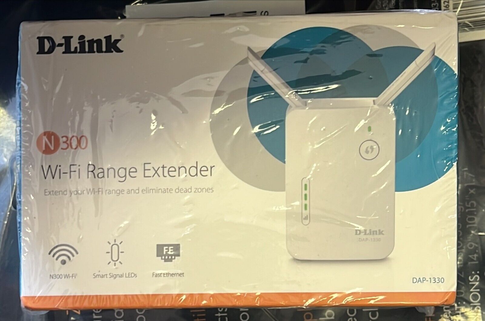 NEW - SEALED D-Link DAP-1330 N300 Wi-Fi Range Extender Repeater .