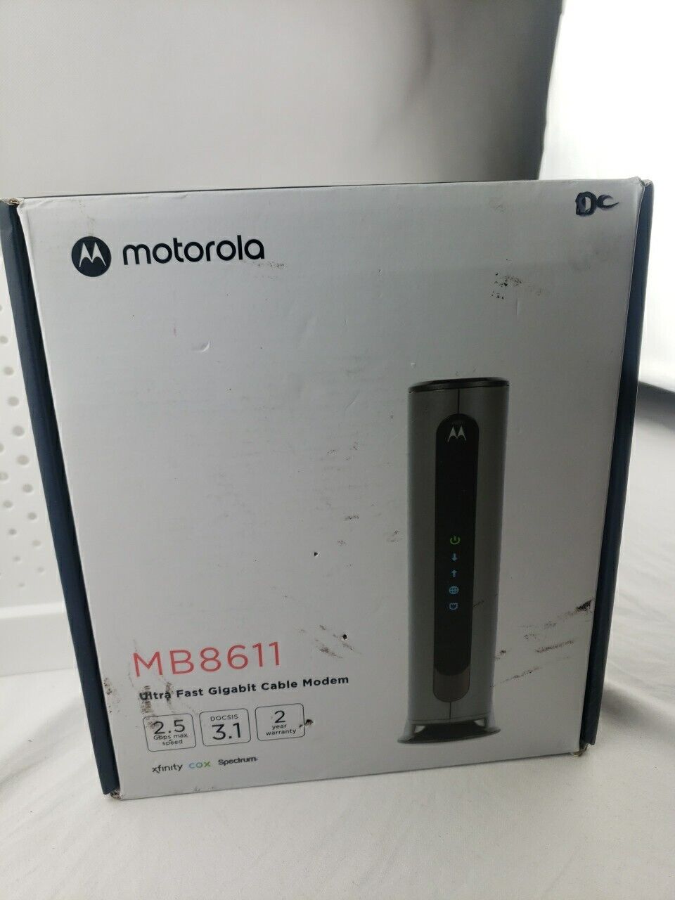 Motorola MB8611 Ultra Fast DOCSIS 3.1 Multi-Gigabit Cable Modem, New 