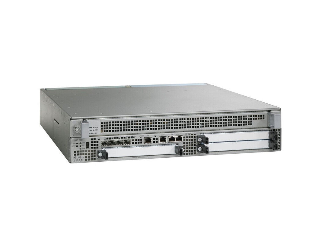 Cisco ASR1002-5G/K9 w/ Dual ASR1002-PWR-DC ASR1002 ASR Router 1 Year Warranty