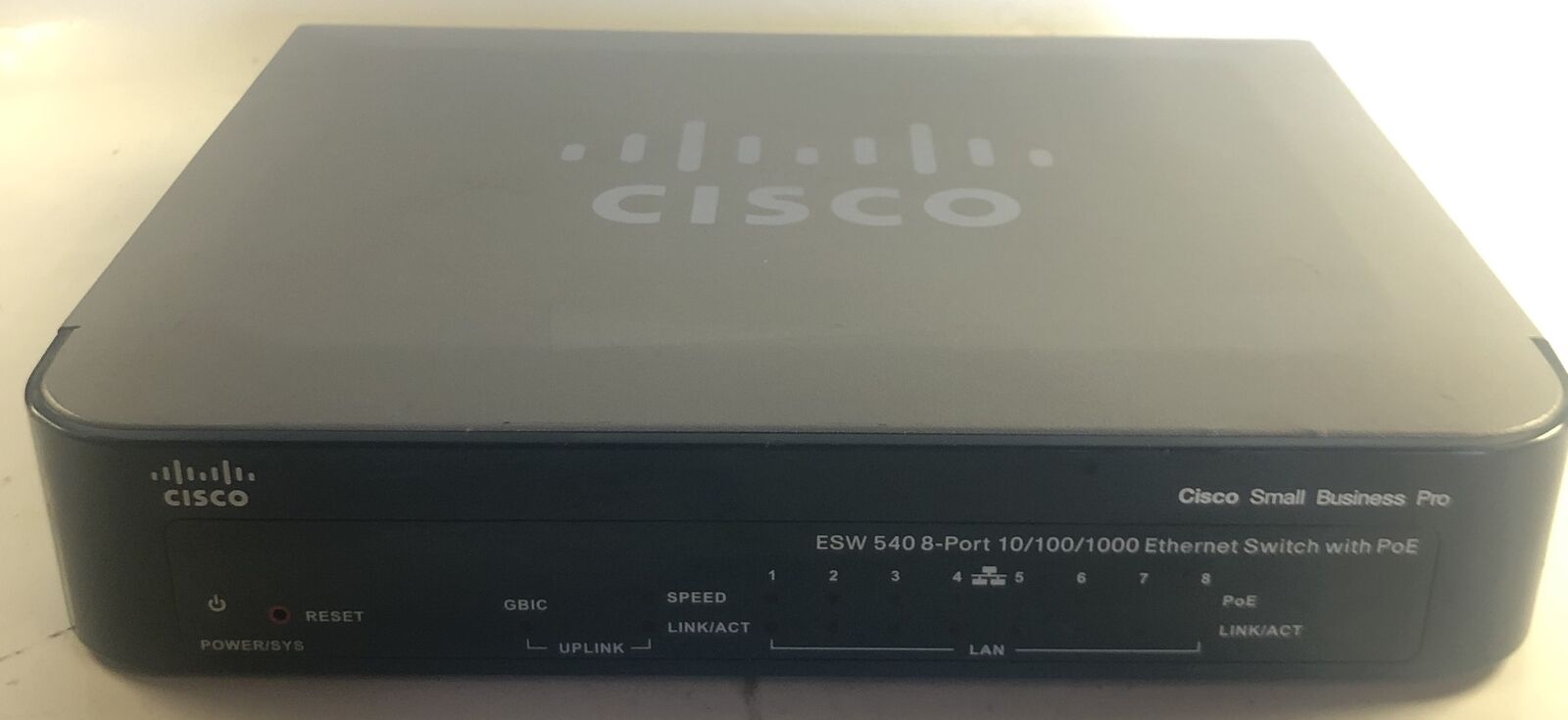 Cisco Small Business Pro ESW 540 8-Port Ethernet Switch with PoE- ESW-540-8P-K9