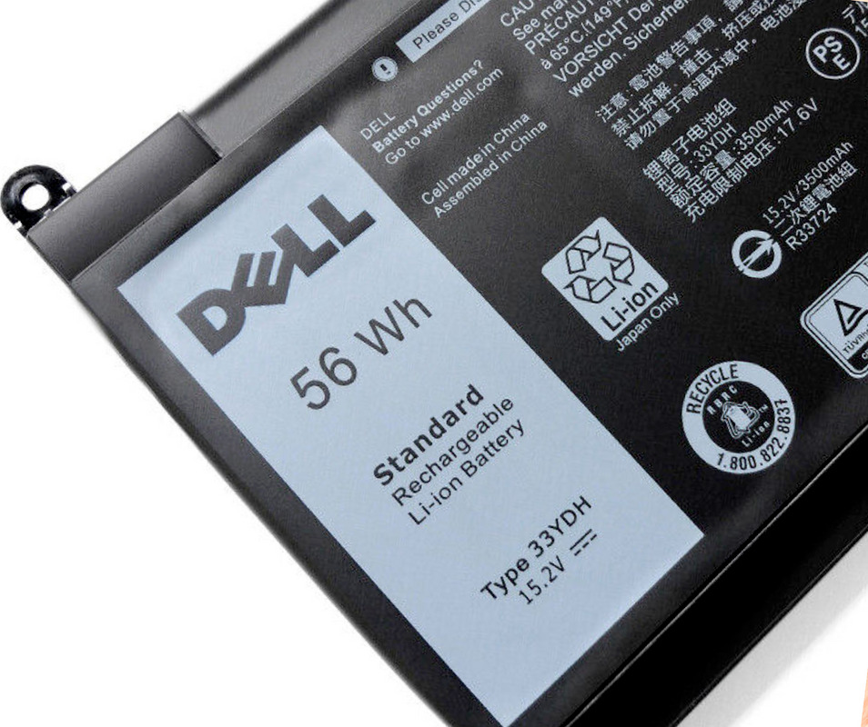 Genuine 56WH 33YDH Battery For Dell G5 15 5587 G7 15 7588 Vostro 15 7580 7570