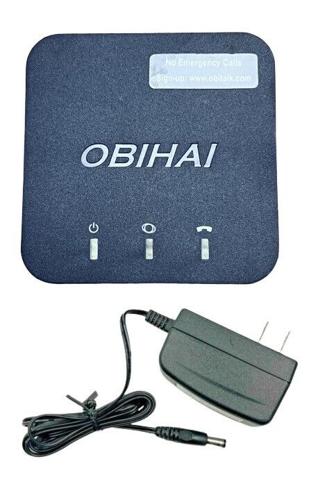 Obihai OBi200 1-Port VoIP Adapter for Google Voice,Power Adapter