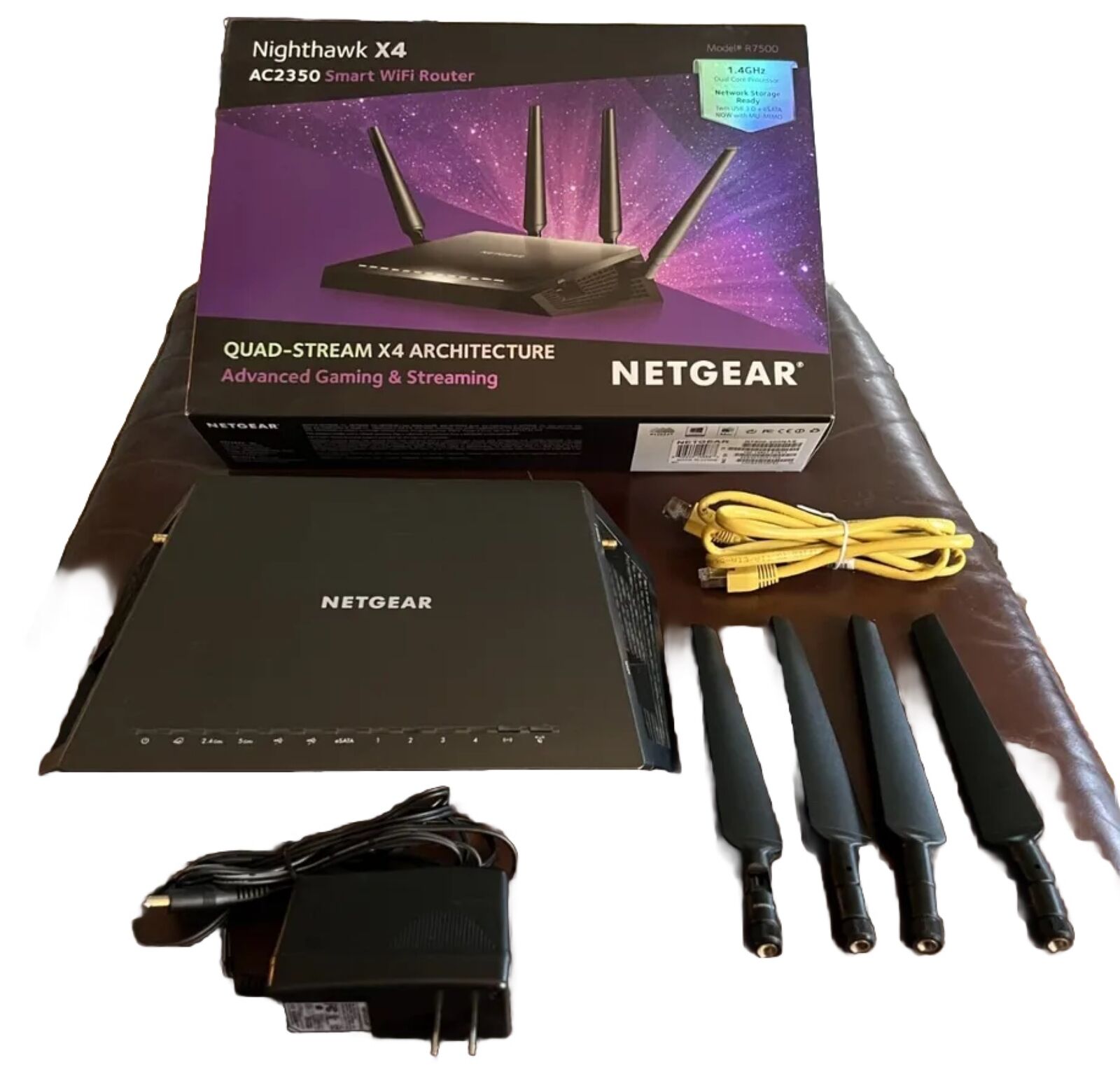 Netgear Nighthawk X4 AC2350 Smart WIFI Router Model R7500 – 1.4 GHz Dual Core