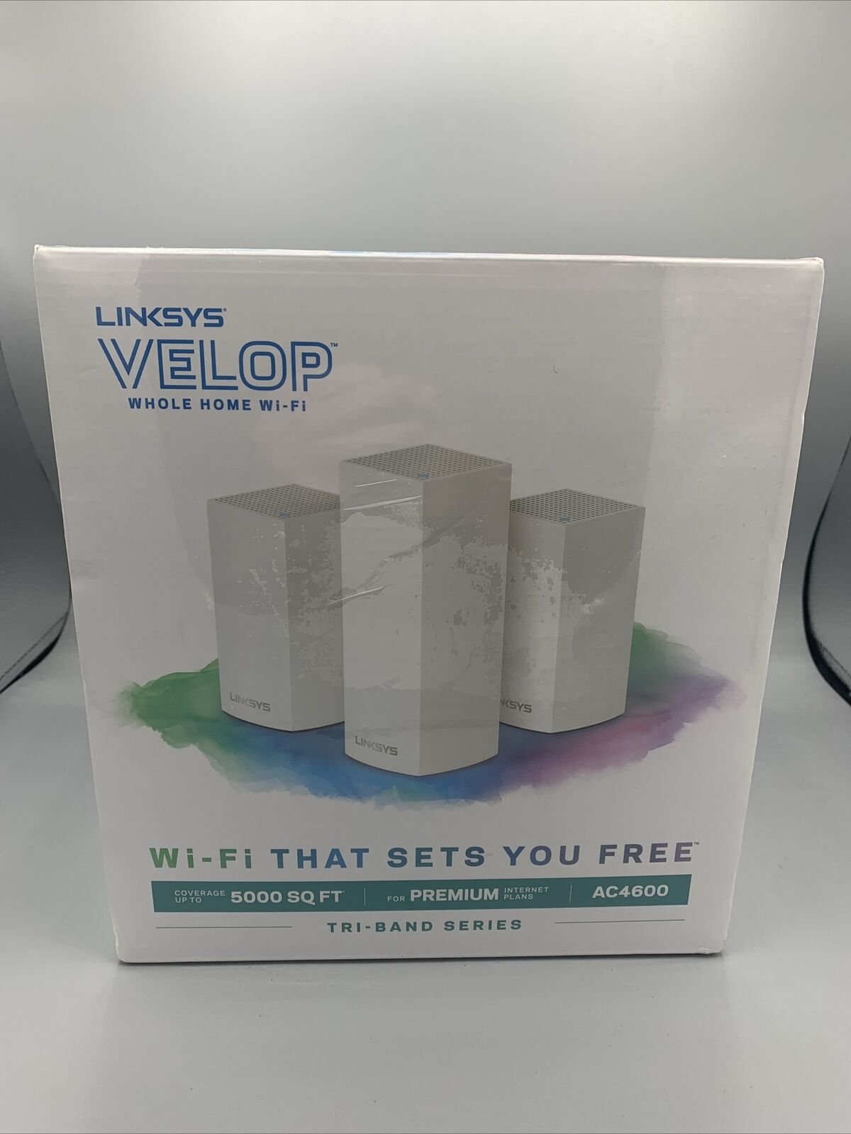 Brand New Linksys Velop AC4600  Mesh Wi-Fi System VLP0203-BF 3 Pack