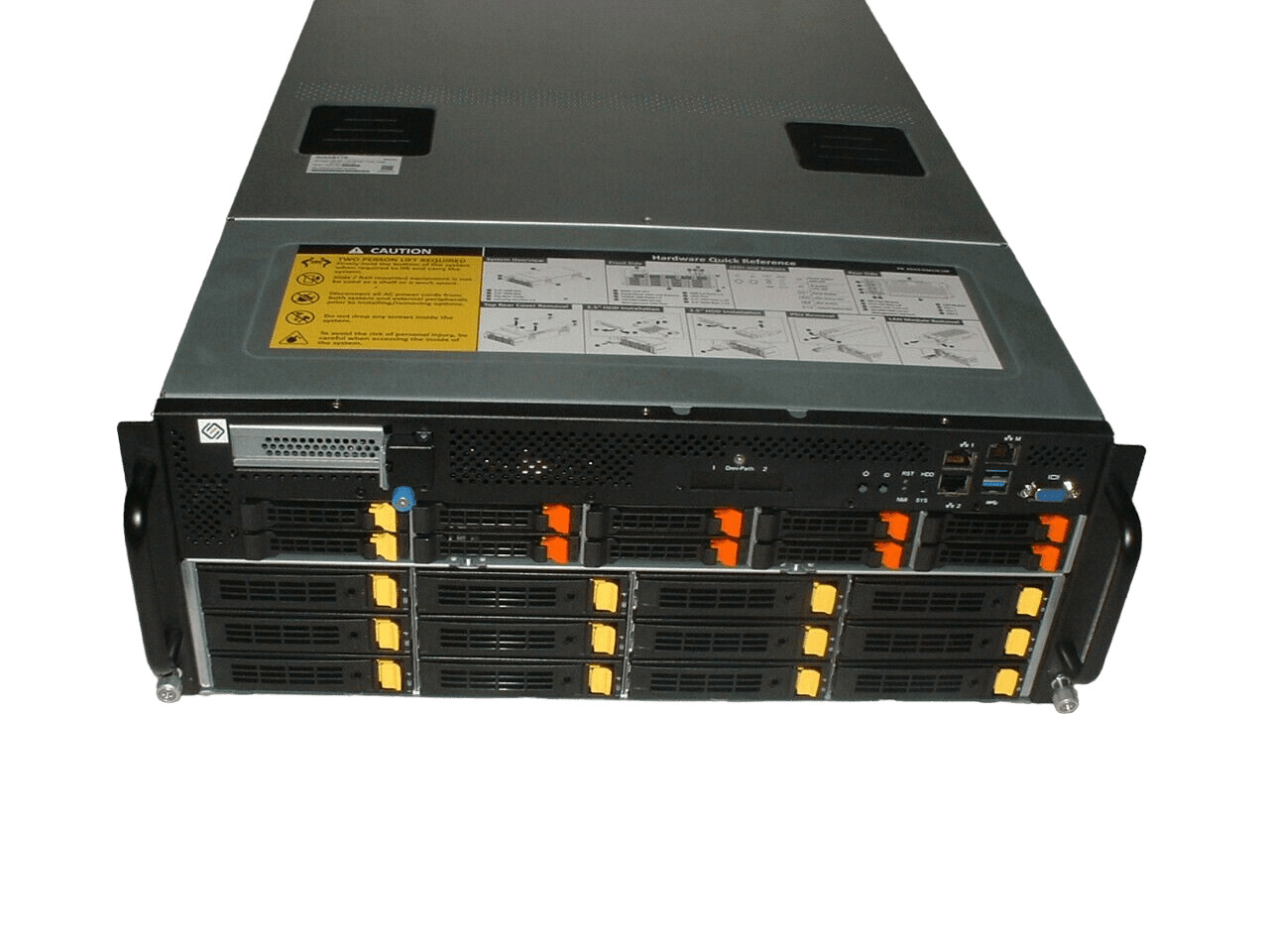 Gigabyte 4U Server / 2x Gold 6132 / 384gb Ram / 250gb SSD / 3x 2200w