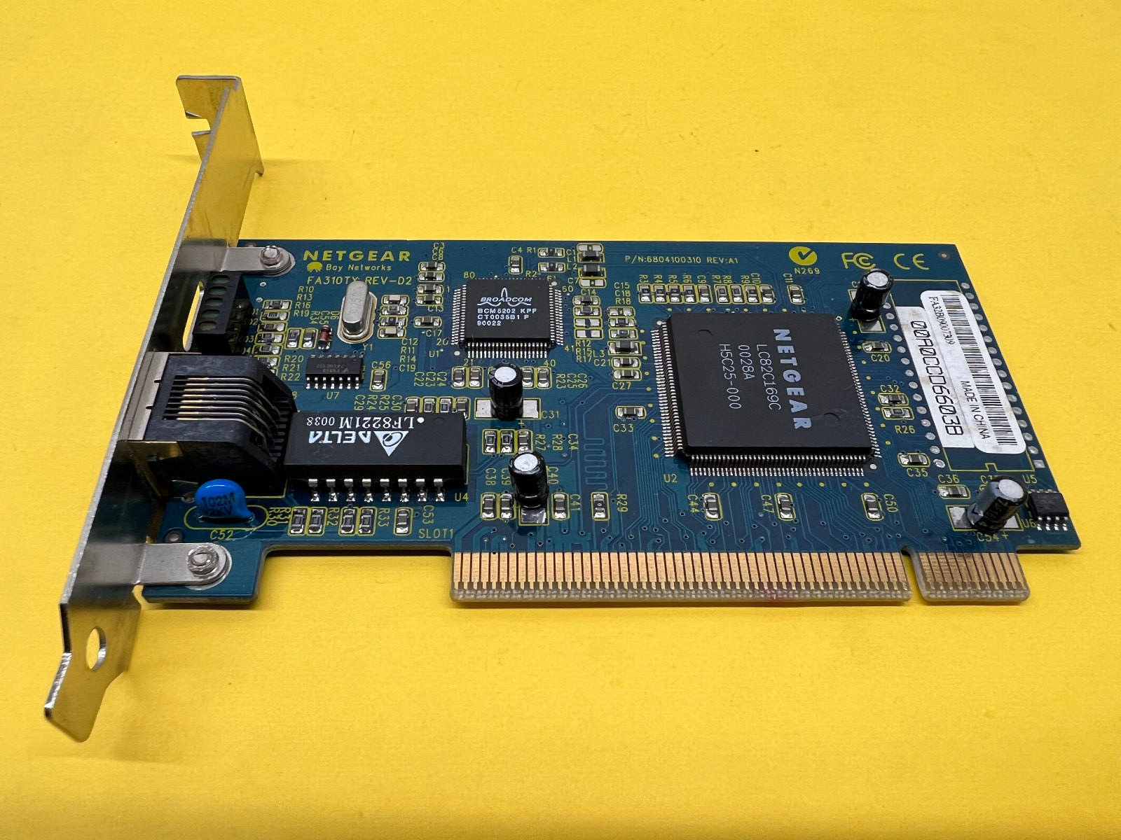 Netgear FA310TX Rev D2 Ethernet PCI Card 
