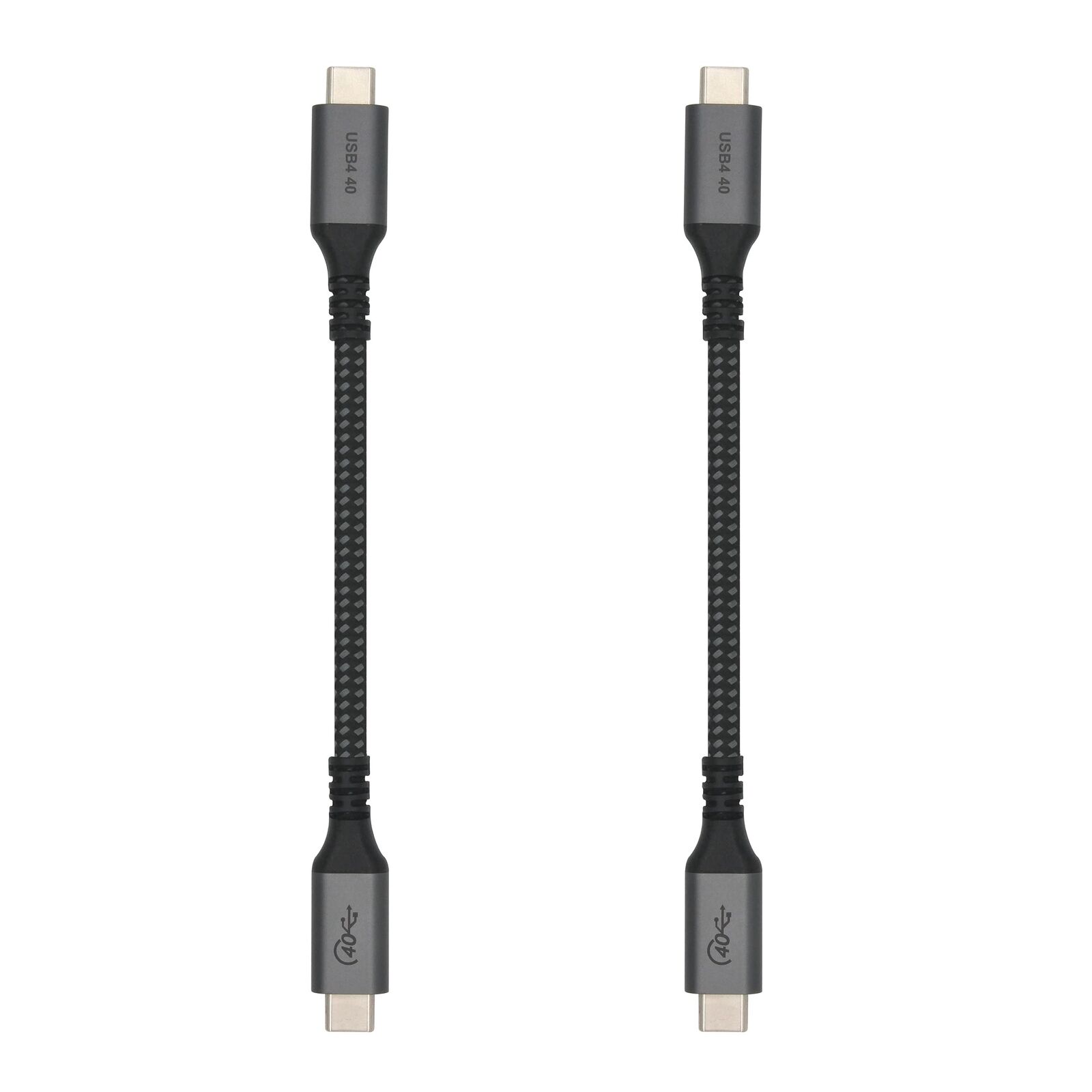Vebner 6-Inch Extra Short USB4 Cable - 40Gbps Supports 100W (20V, 5A) Chargin...