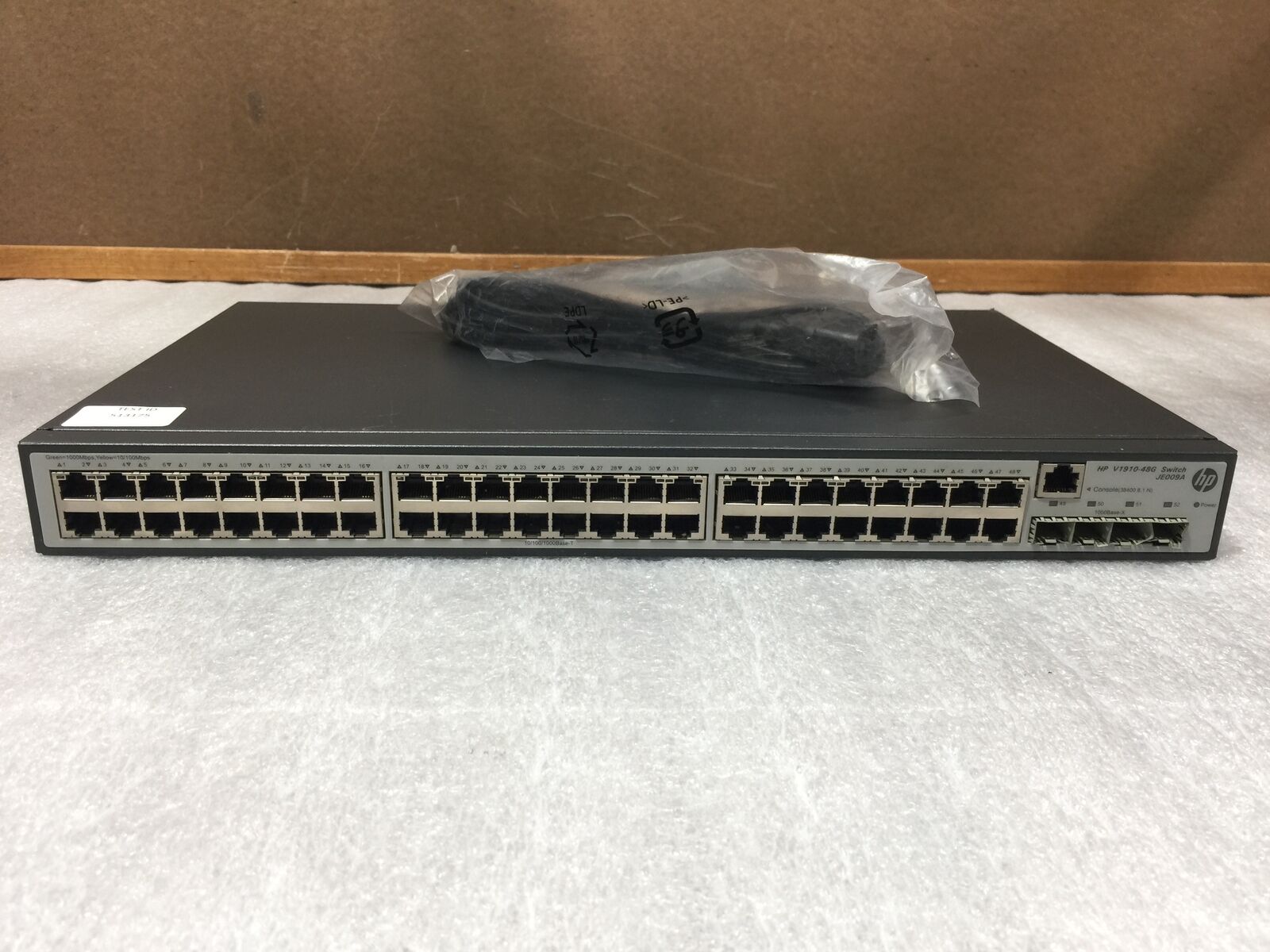 HP V1910-48G JE009A 48-Port Managed Gigabit Ethernet Network Switch - Tested