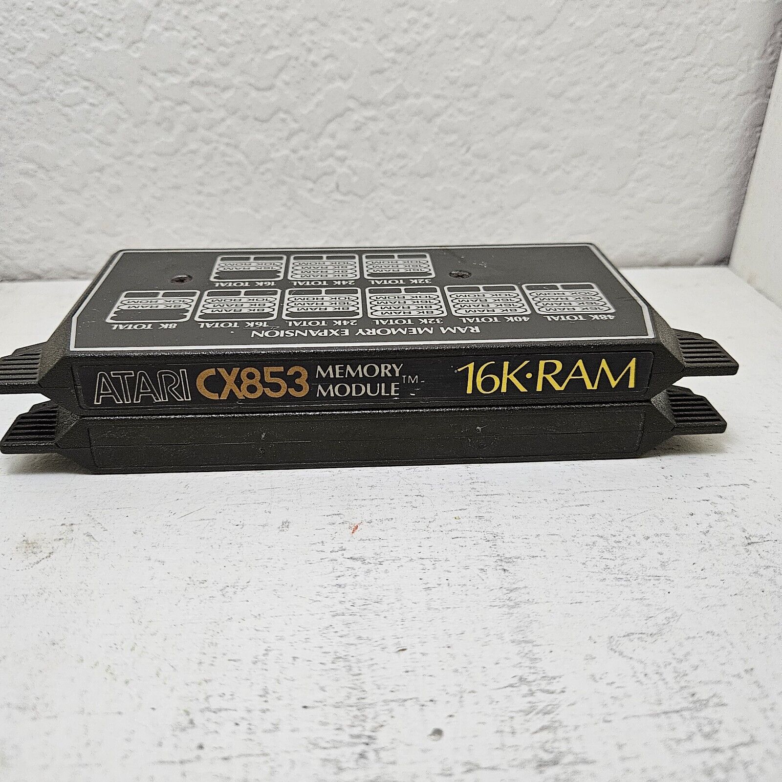 Lot of 2 Atari CX853 16K RAM Memory Module and CX801 OS 10K ROM for Atari 800