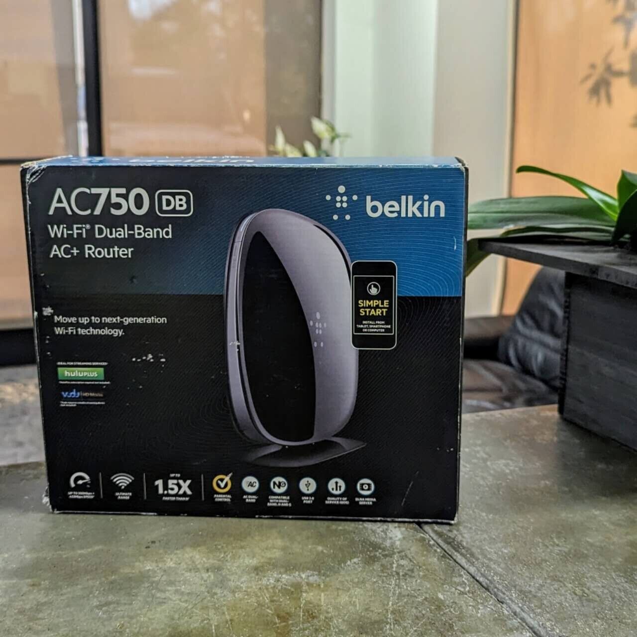 Belkin AC750 Wi-Fi Dual-Band AC+ Router 