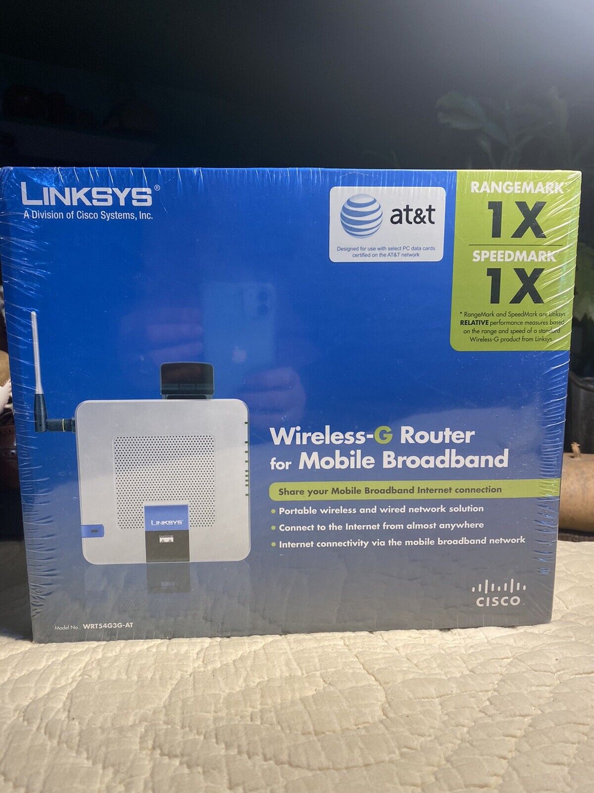 Linksys by Cisco Wireless-G Router for Mobile Broadband AT&T