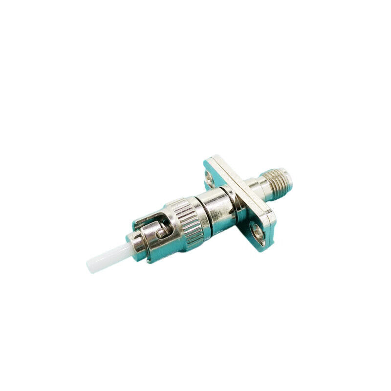 SMA Female to ST Male Optical Fiber Adapter ST to SMA Flange Coupler Adapter SM