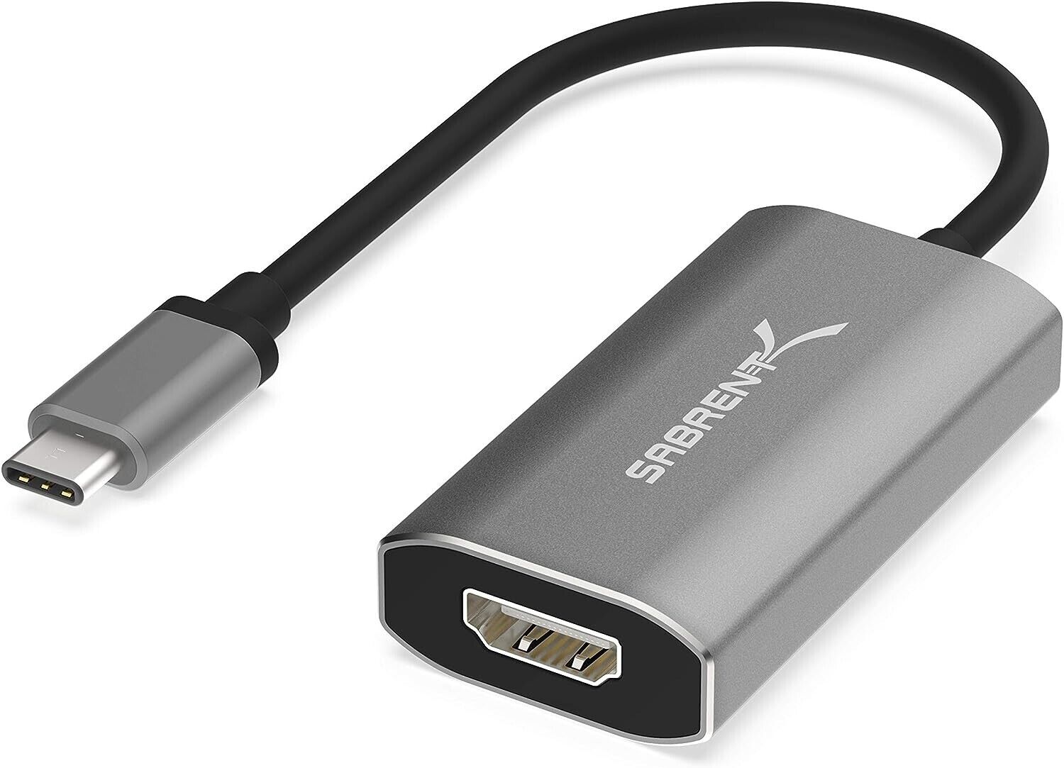 SABRENT USB Type C to HDMI 2.1 Adapter | 8K/60Hz & 4K/120Hz with DSC Function