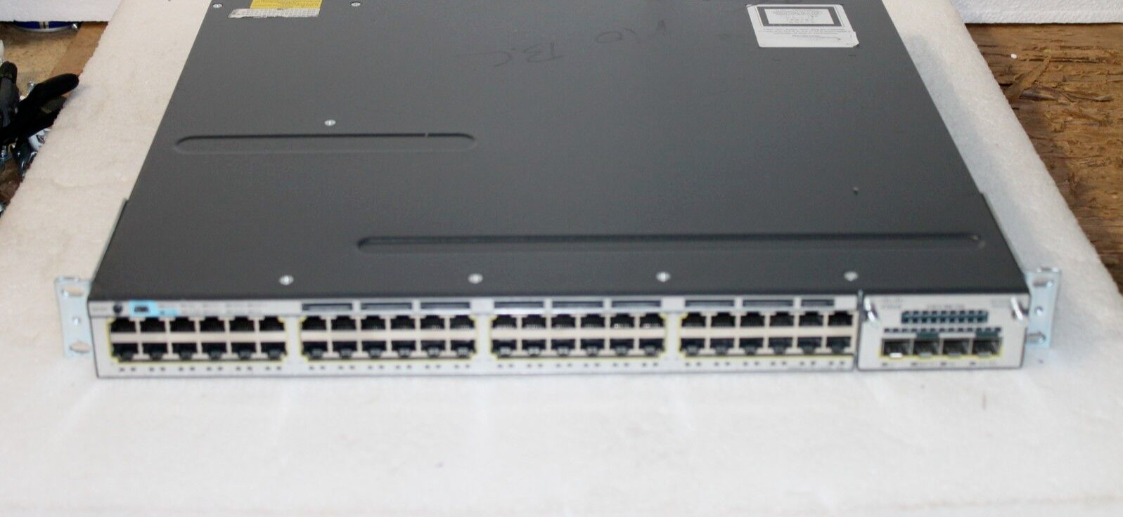 Cisco WS-C3750X-48P-L • 48-Port PoE+ Gigabit Switch C3KX-NM-10G