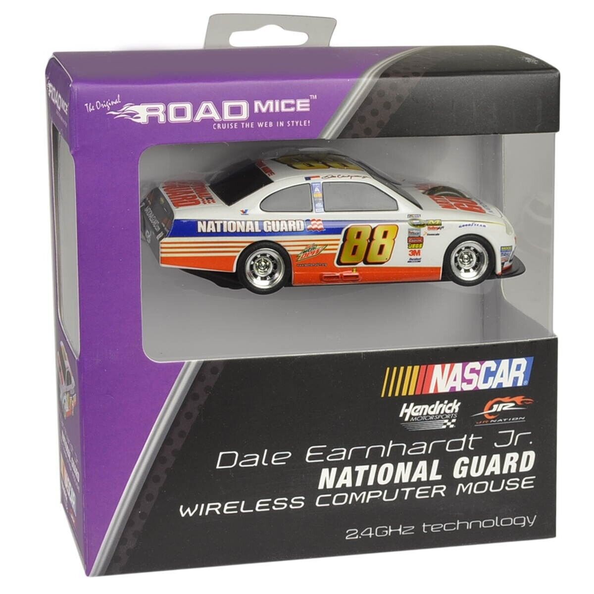 NASCAR Dale Earnhardt Jr. 88 Wireless Optical Scroll Mouse National Guard Chevy