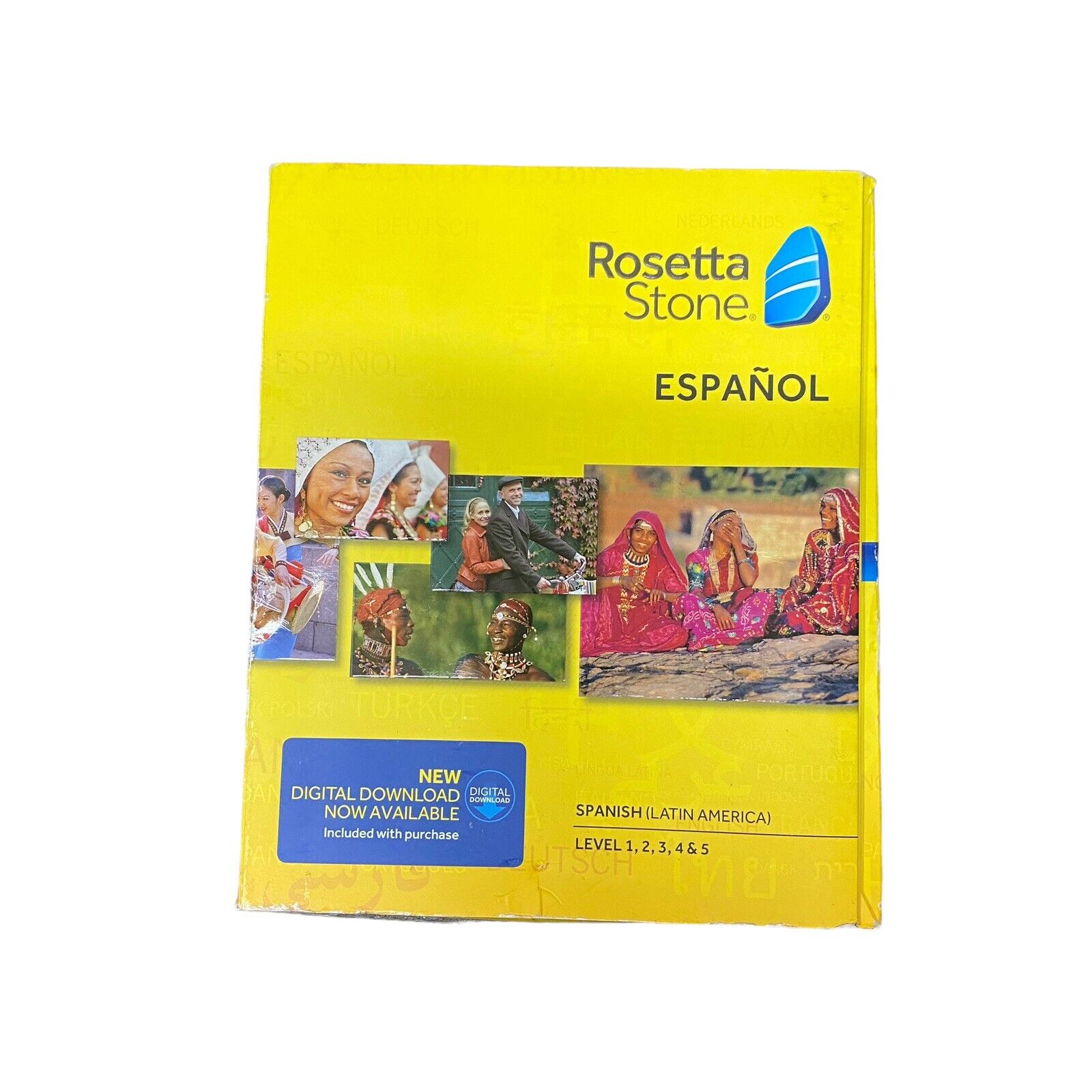 Rosetta Stone Spanish (Latin America) Version 4 Level 1-5 Español Good
