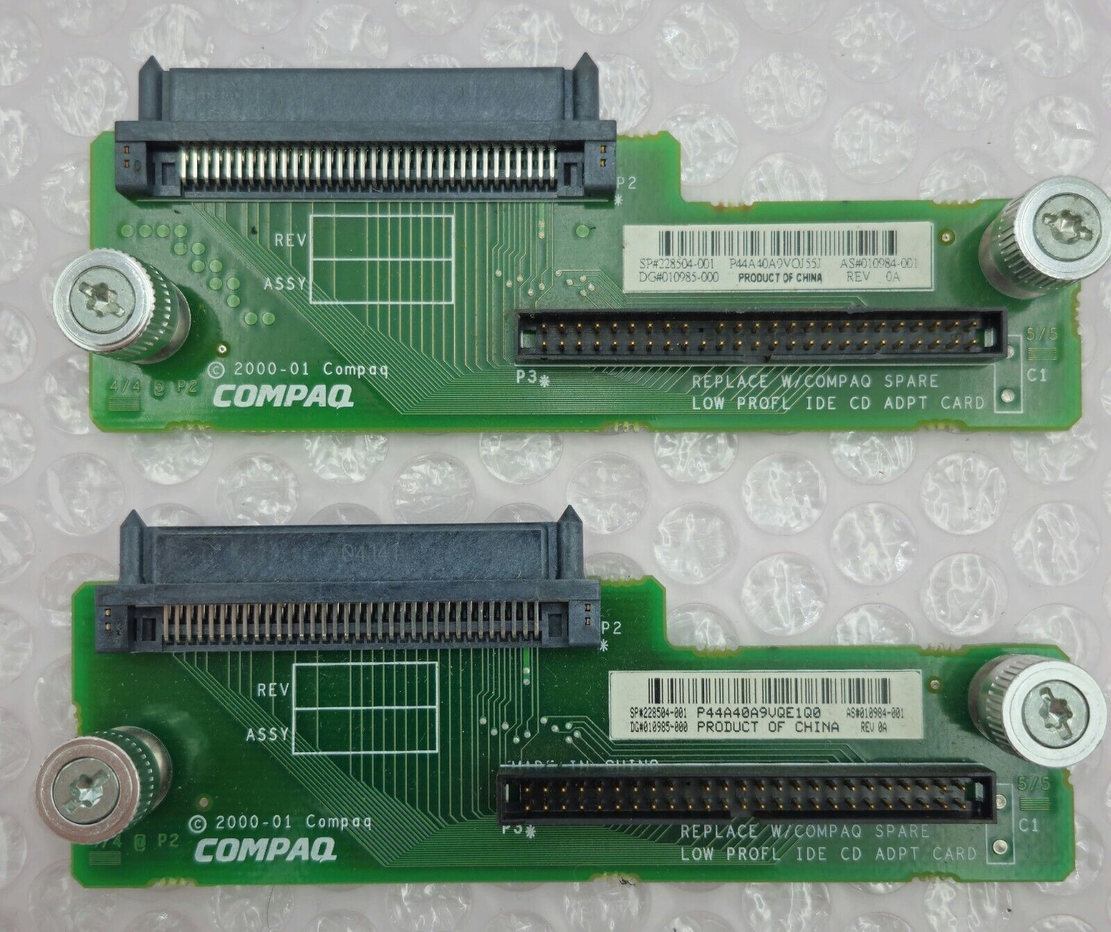 Compaq 228504-001 Circuit Board | CD Multibay Adapter Board (LOT OF 2)
