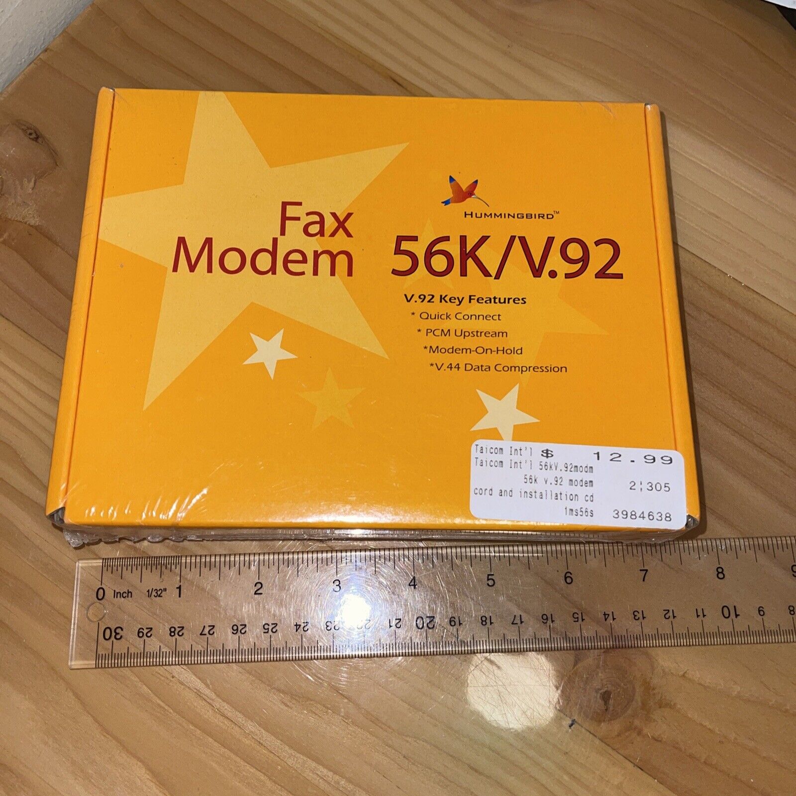 Hummingbird Fax Modem 56K/V.92 Quick Connect PCM Upstream Factory Sealed 