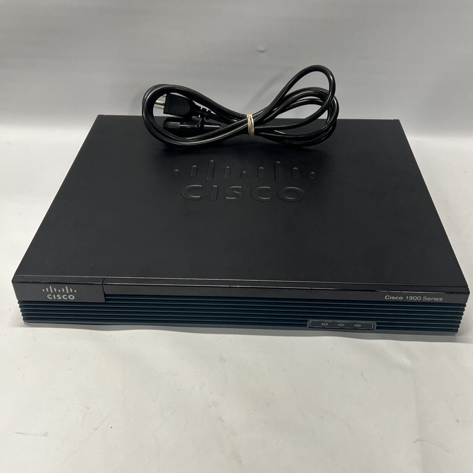 Cisco 1900 Series 1921 Rack Mountable Router Dual EHWICC W/ Cable TESTED