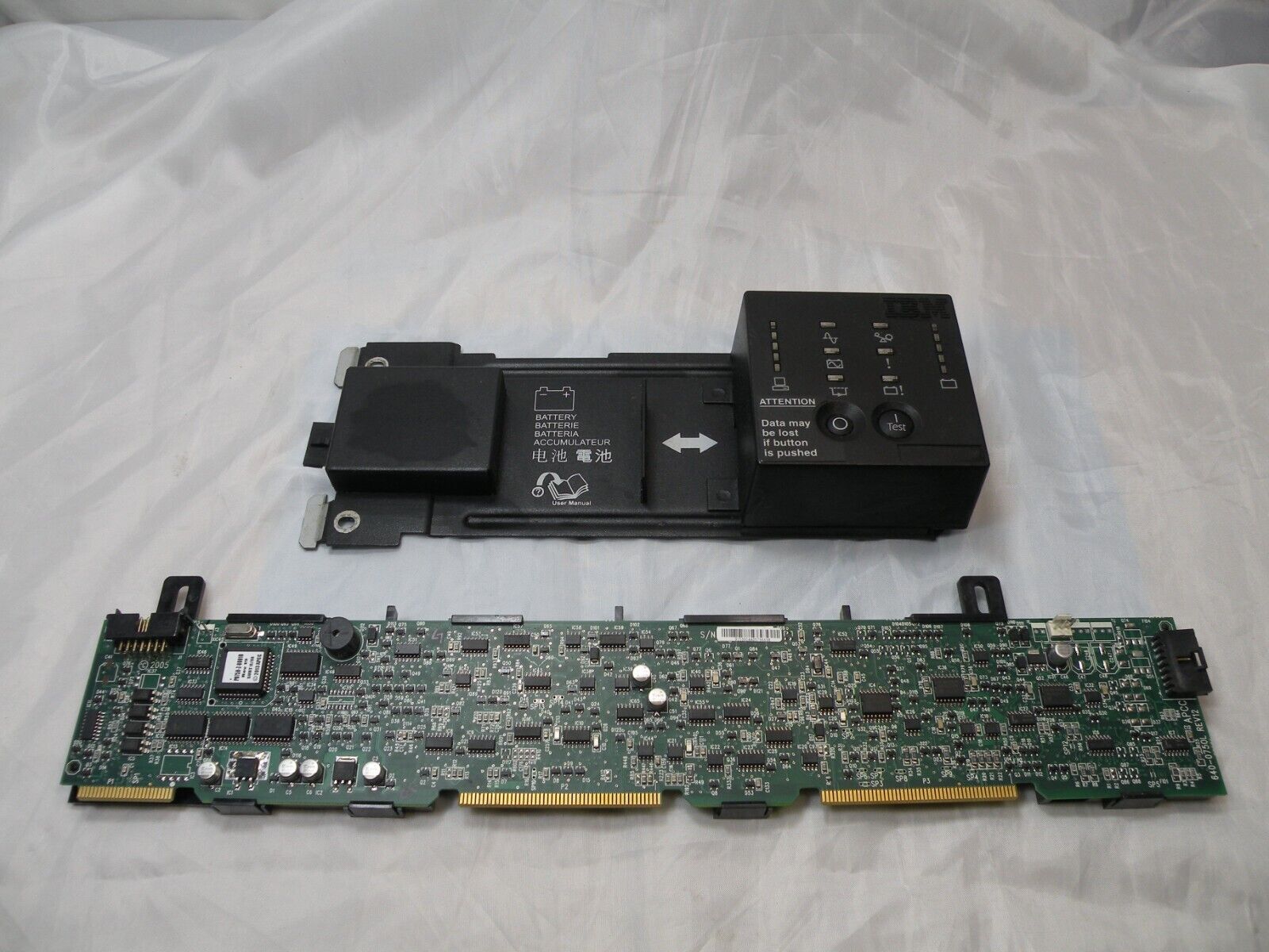 APC 640-0750L REV 12 Control Board w/ IBM Control Panel & Cable