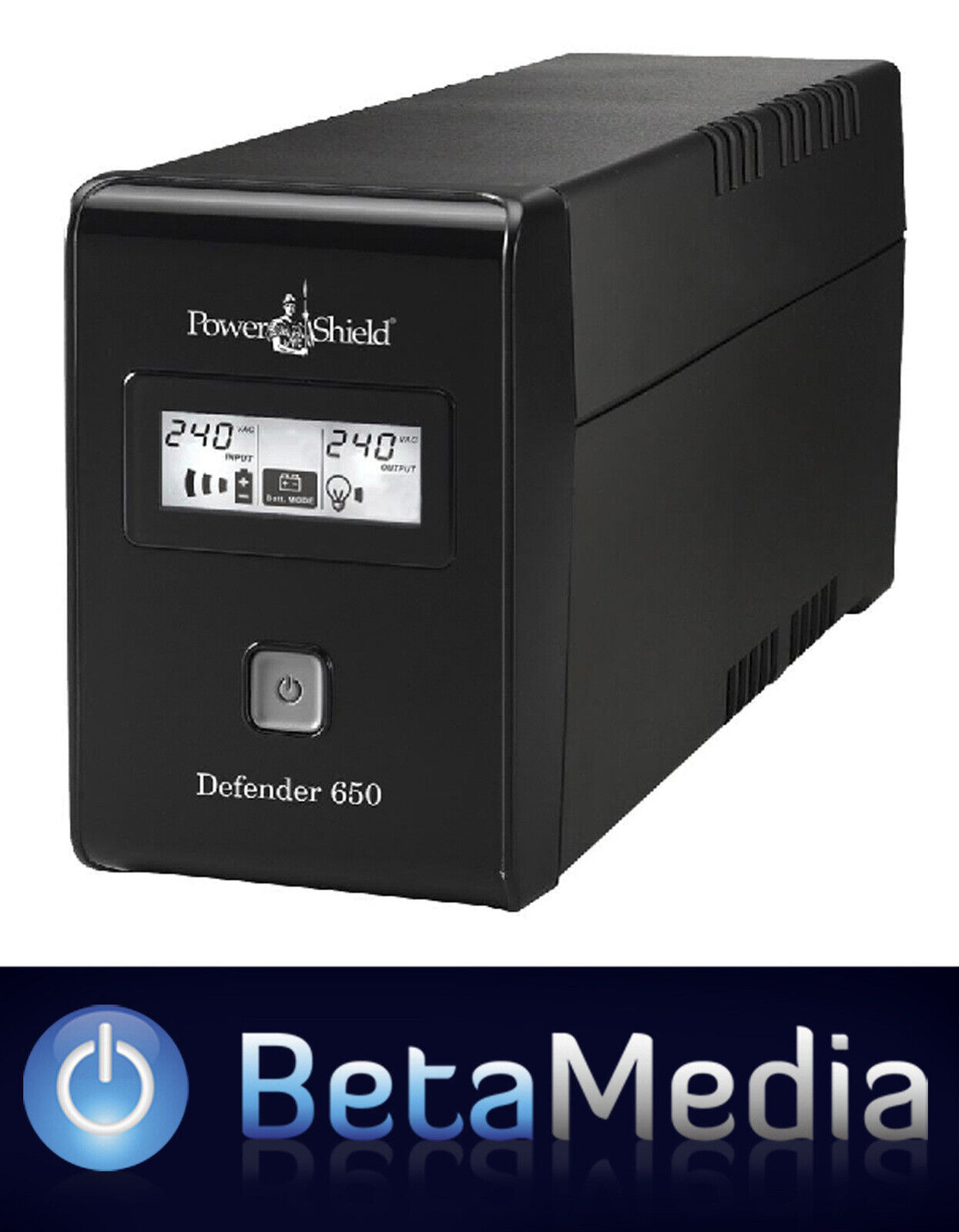 PowerShield Defender 650VA / 390W Line Interactive UPS w AVR - Australian Outlet