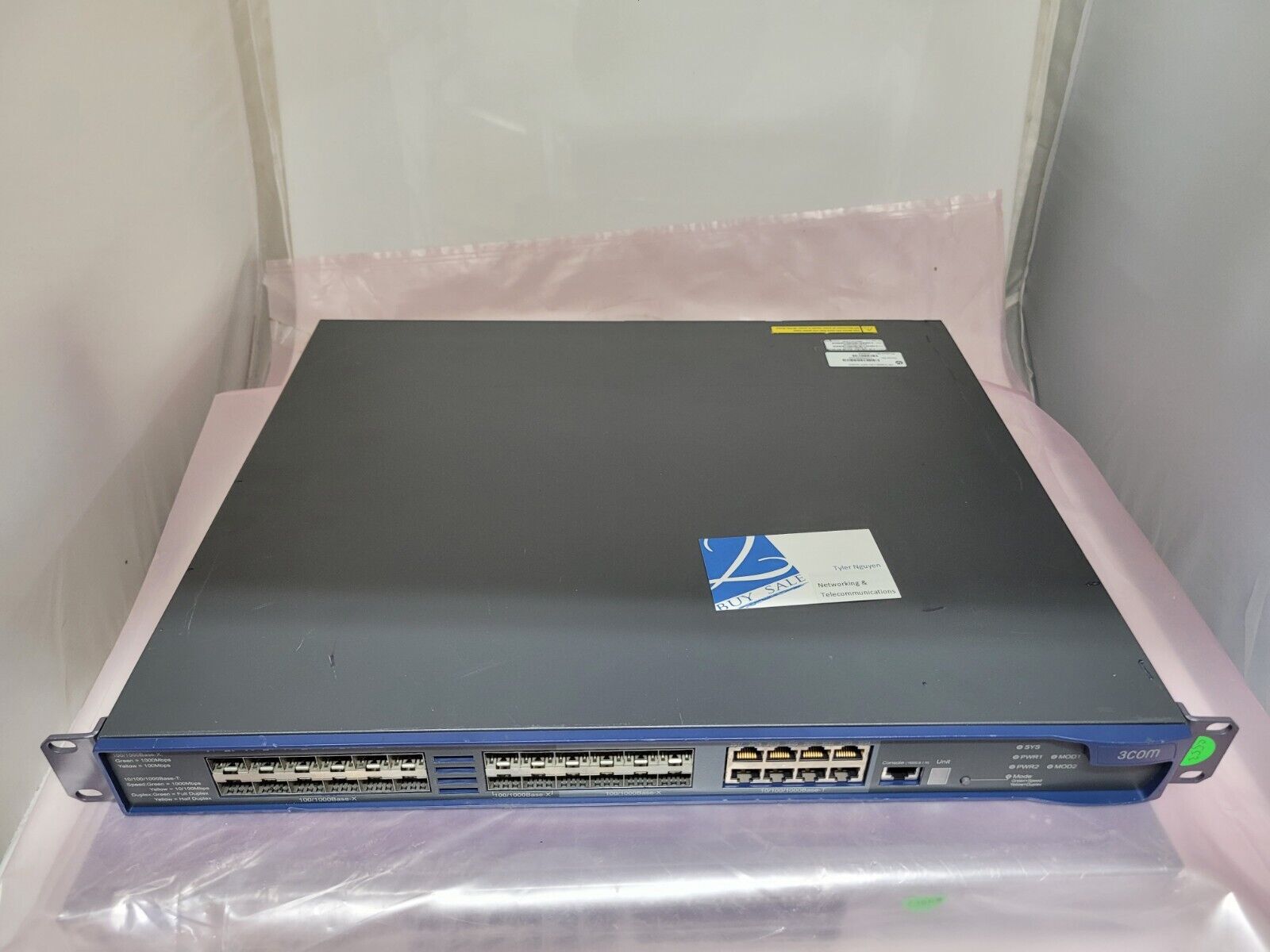 3CRS48G-24S-91 3COM 3CRS48G 4800G 20-Port Gigabit Ethernet Switch (JD009A)