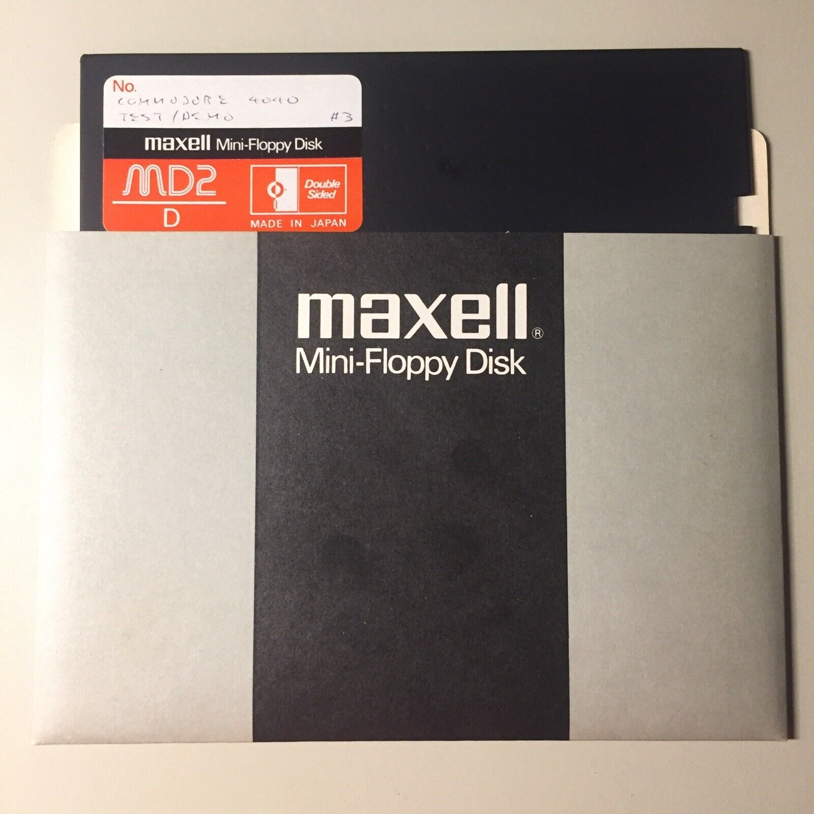 Vintage COMMODORE 4040 Test/Demo 5.25” Floppy Disk