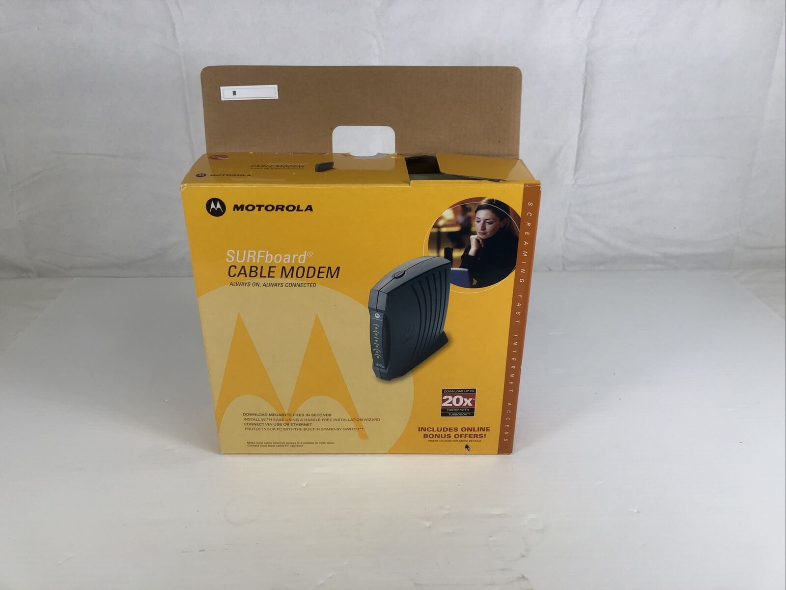 Motorola SURFboard SB5120 (505788-006-00) 38.91 Mbps With Adapter