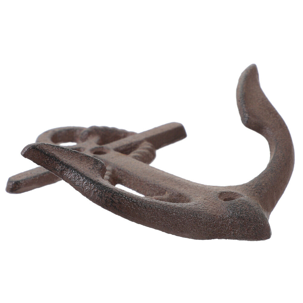  Porch Wall Hooks for Home Coffee-colored Rustic Cast Iron Vintage