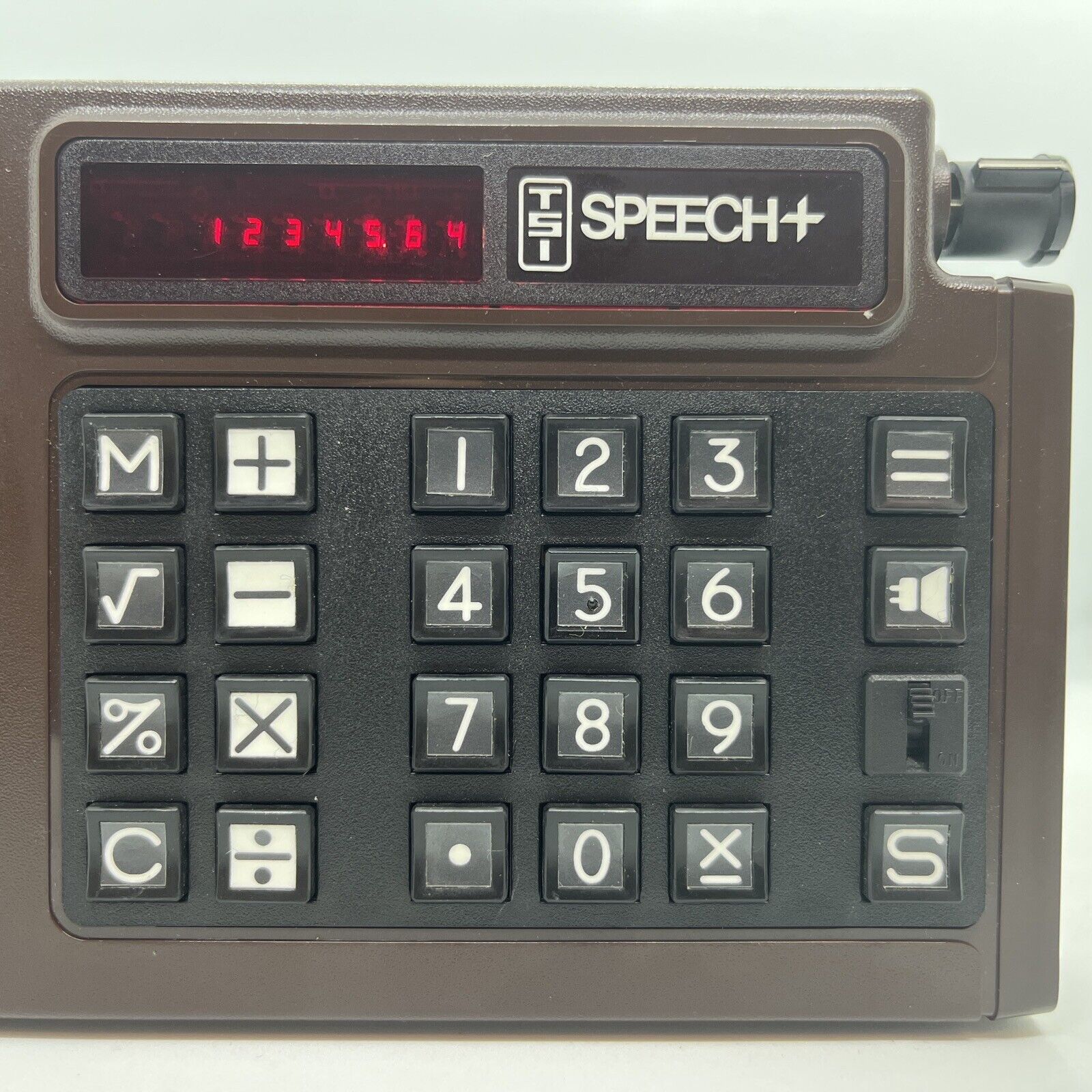 Vintage 1975 Telesensory Systems Inc TSI Speech+ Calculator for Sight-Impaired