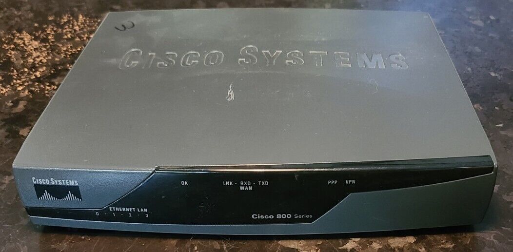 Cisco 871 Integrated Services Router #CISCO871-K9 v03 /w PSU