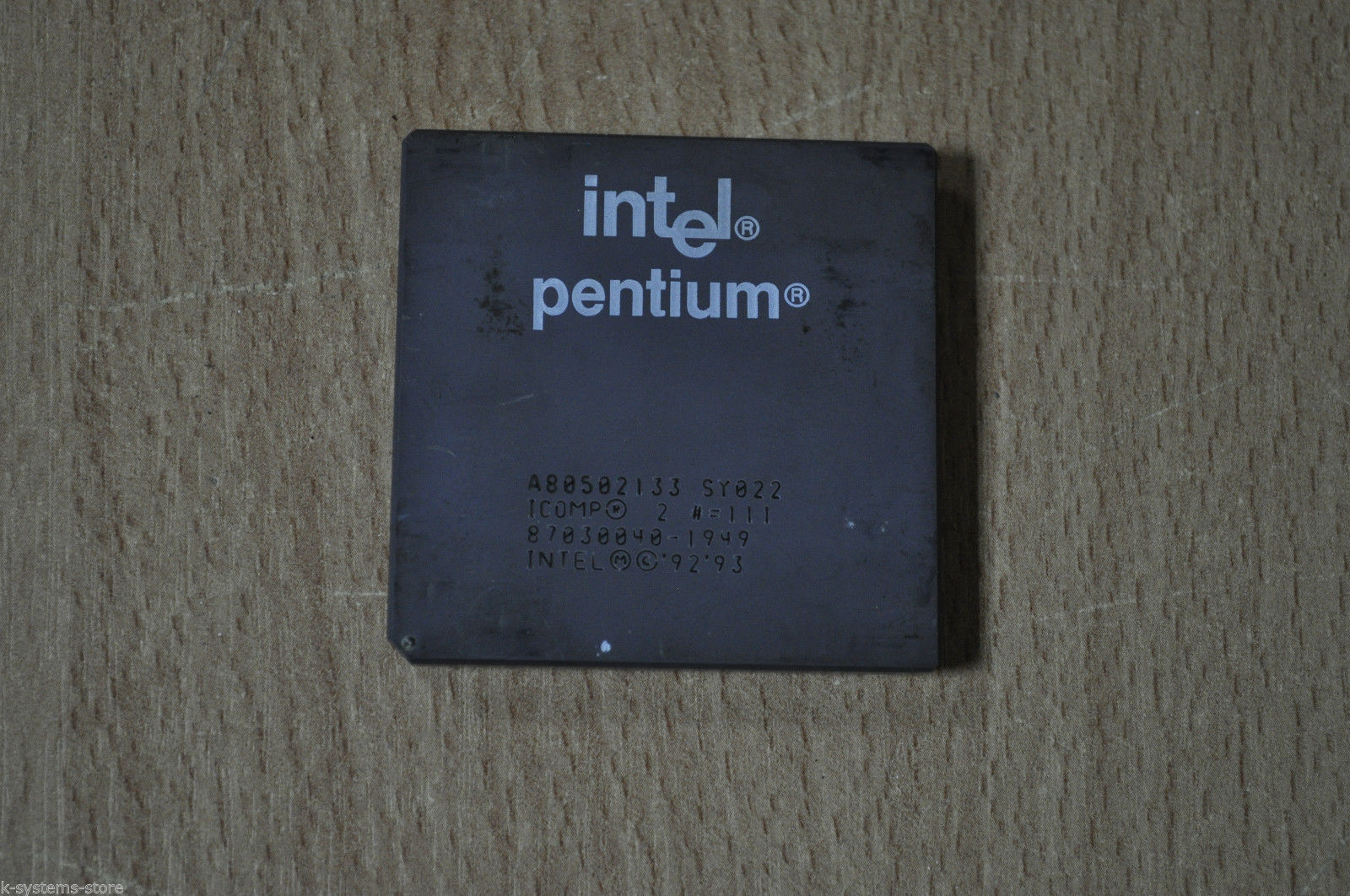 intel Pentium A80502133 SY022 87030040-1949 INTEL \'92\'93 SY022/SSS 16460220BC