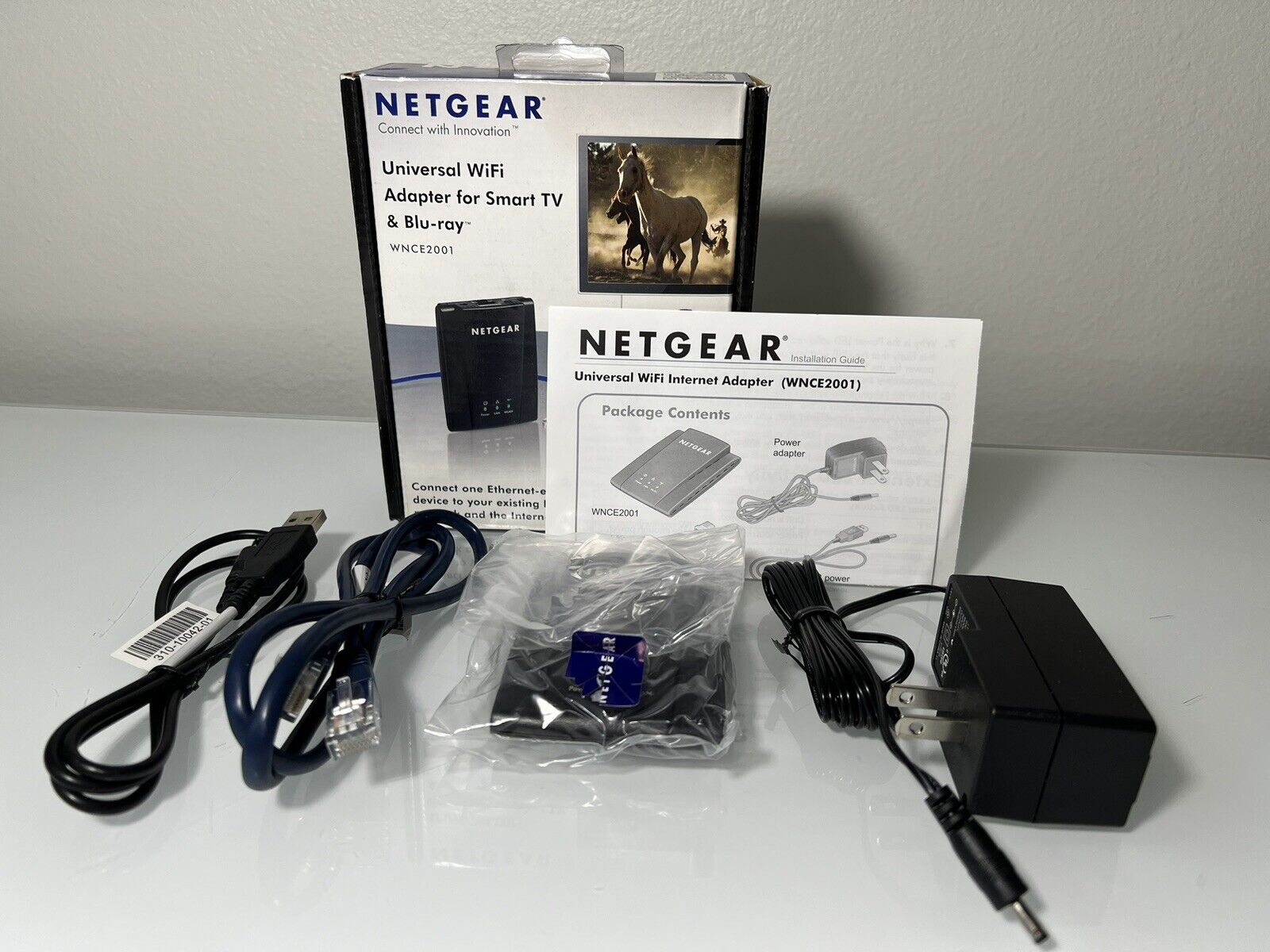 Netgear (WNCE2001-100NAS) Universal Wi-Fi Internet Adapter For Smart TV/Blu Ray