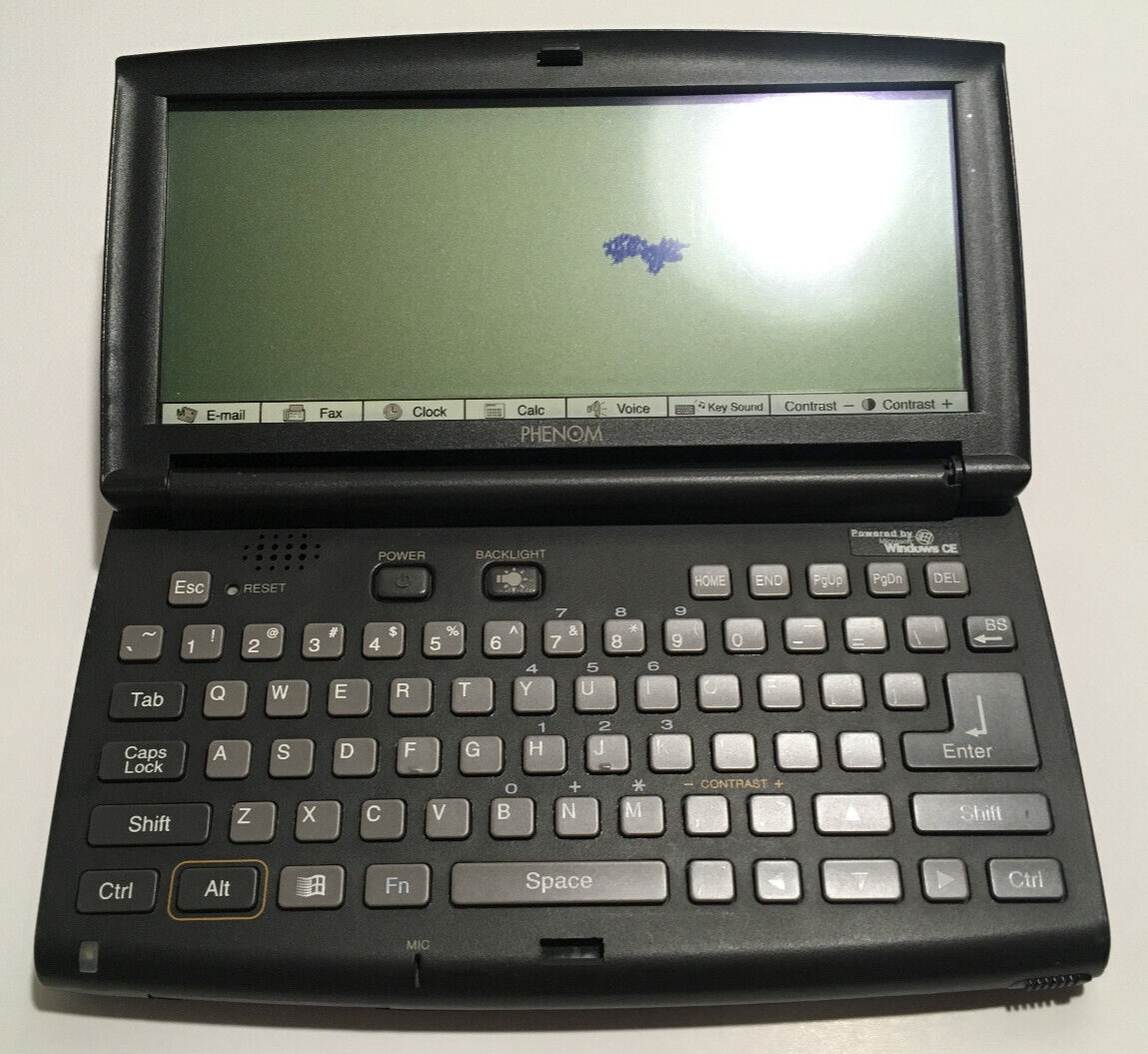 LG Phenom H-120F Pocket Computer Windows CE 1999 Vtg (For Parts, See Pics)