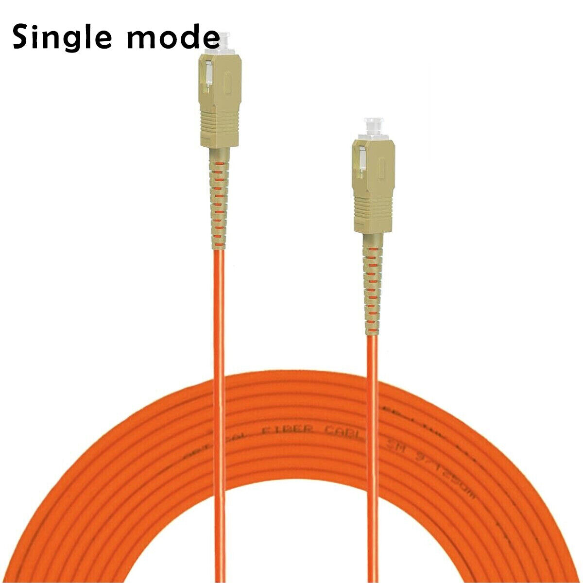 10PCS 3m OM4 LC to LC Fiber Optic Patch Cable Multimode Duplex Orange 50/125