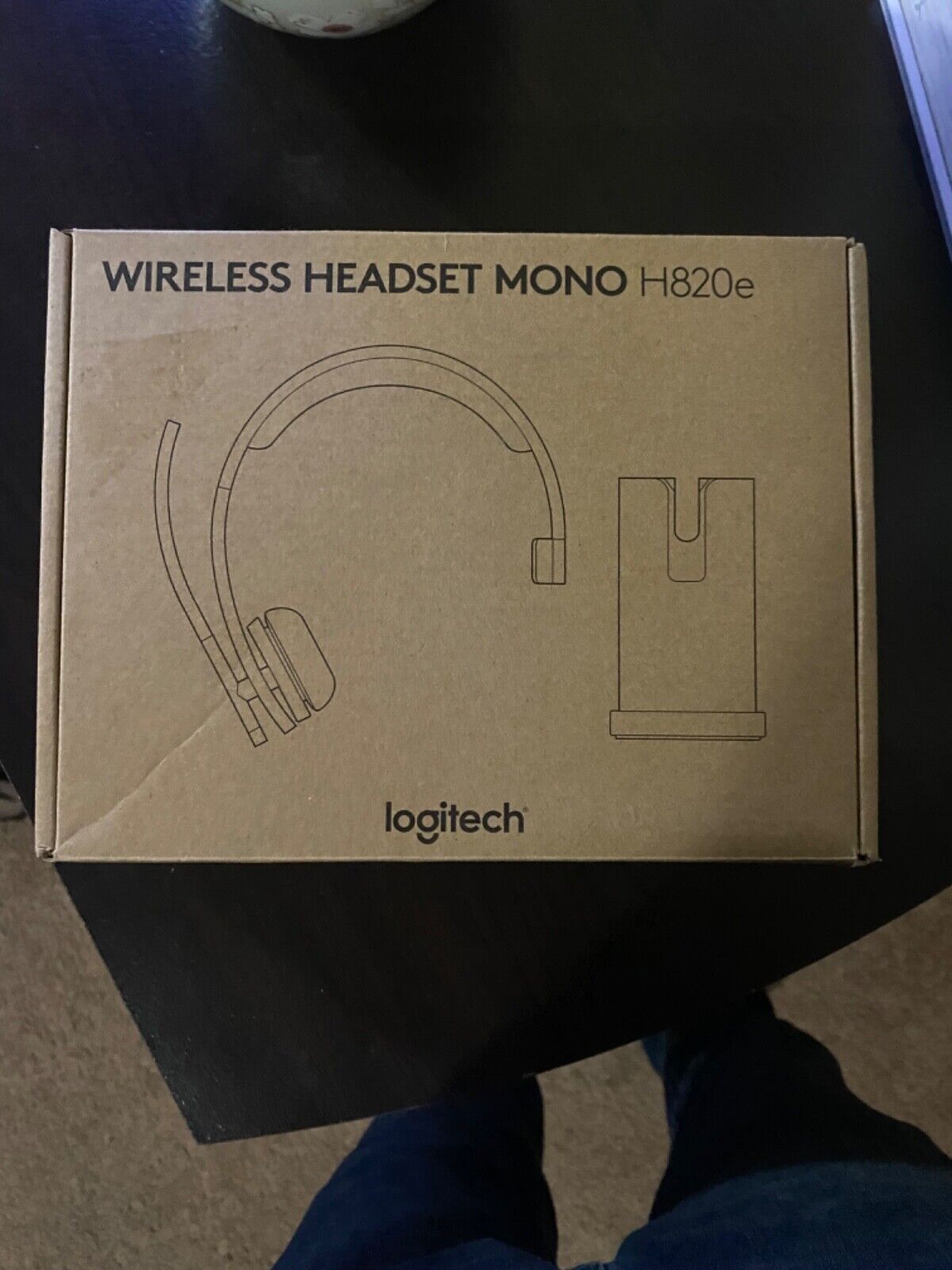 Logitech H820e Mono Wireless Headset - Black