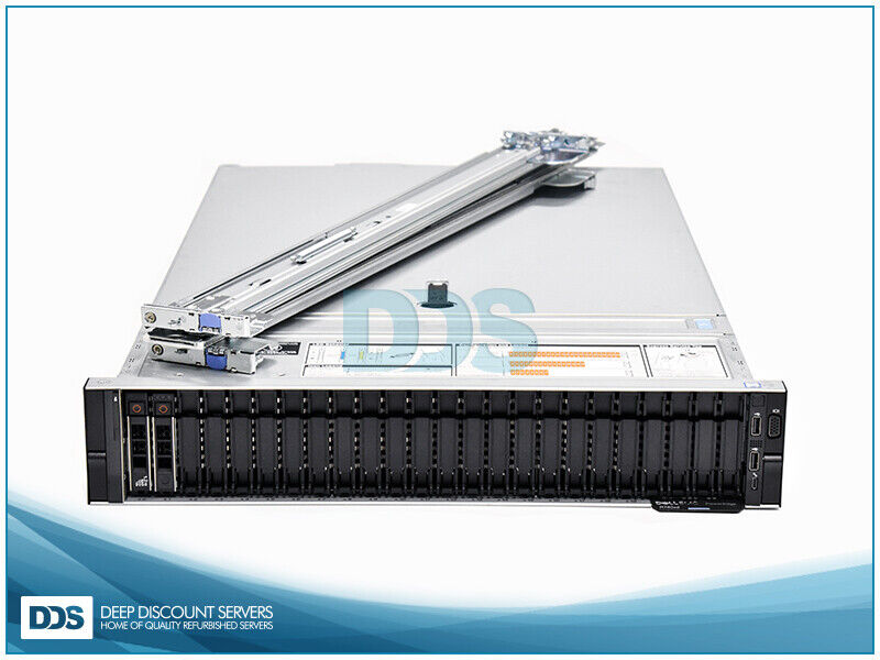Dell R740XD 24SFF 12 NVMe 2.6Ghz 32-C 256GB H730P 2x10G+2x1G NIC 2x1100W Rails