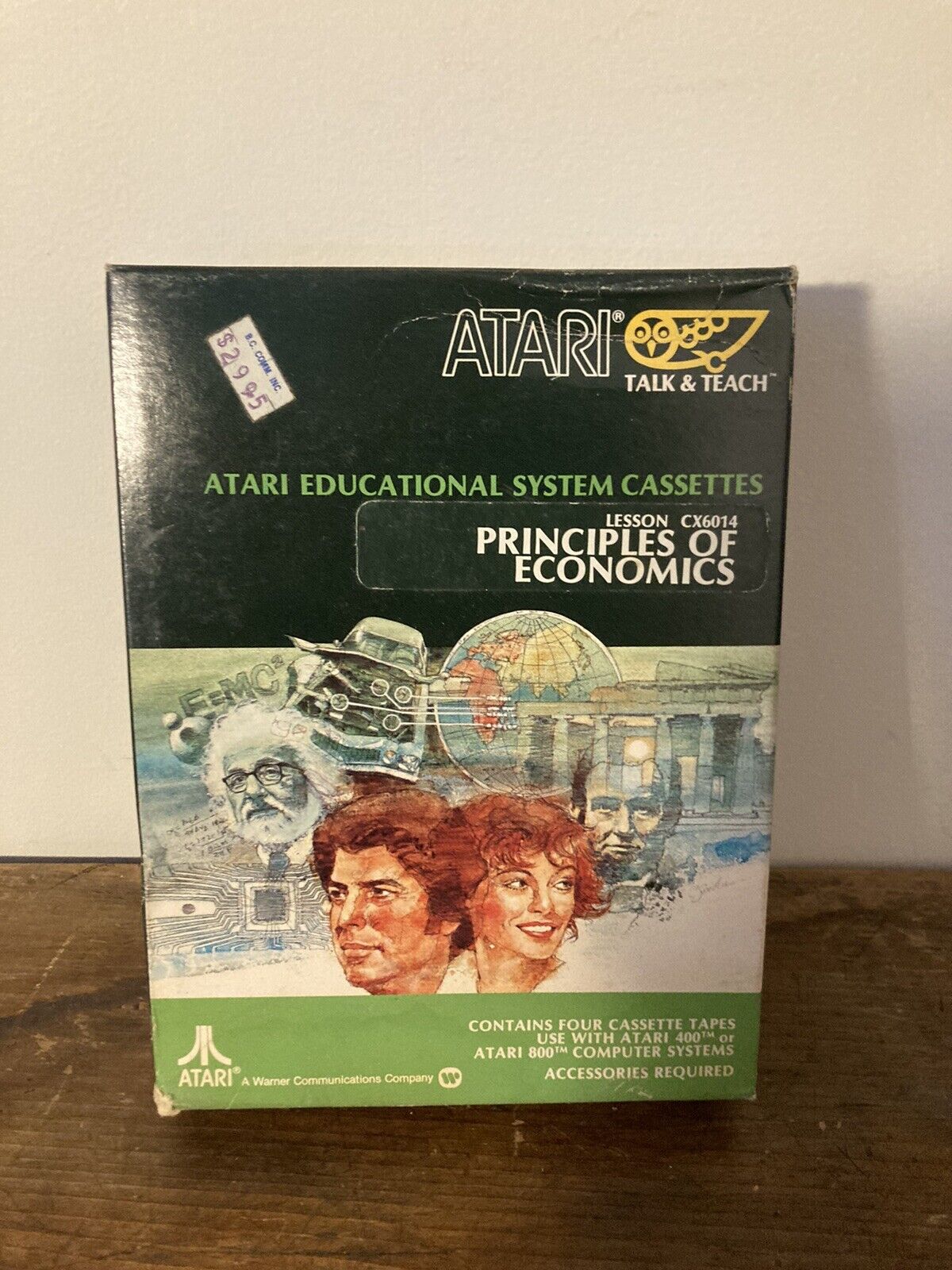 Atari Talk & Teach 400 / 800 Educational Cassettes - Principles of Economics ‘79