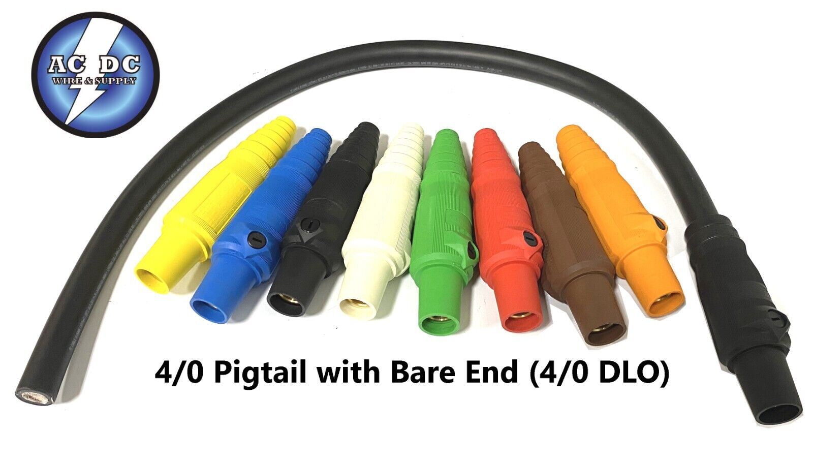 4/0 Pigtail with Bare End (DLO 4/0) GENERATOR CABLES