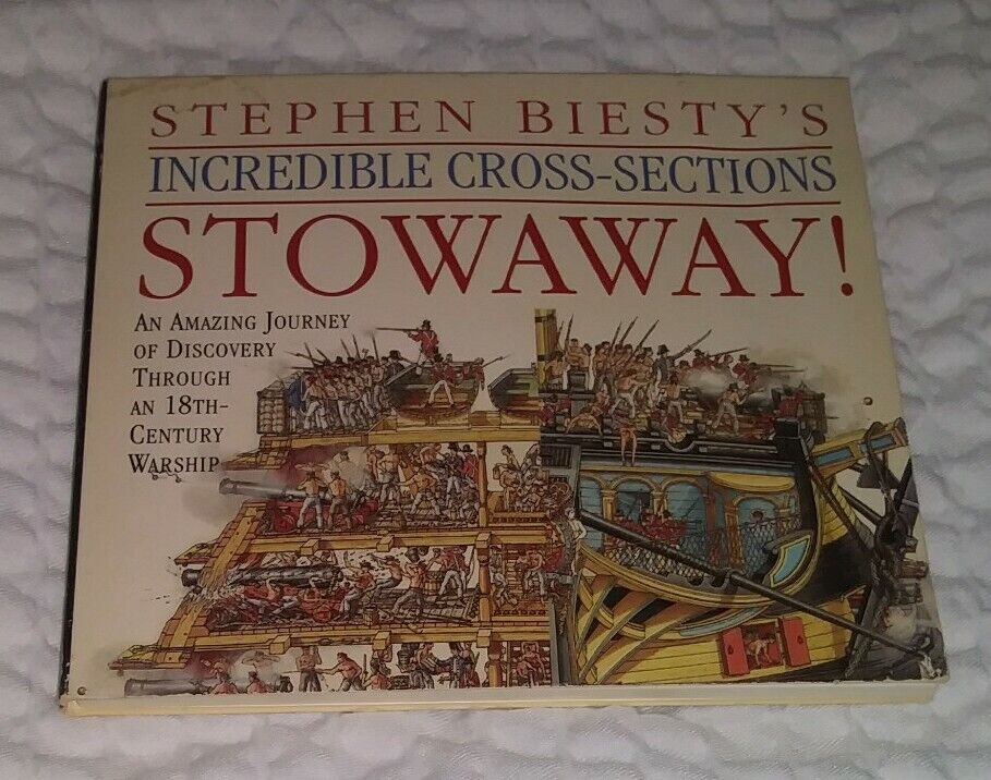 Incredible Cross-Sections Stephen Beisty Stowaway 18th Century Warships CDROM