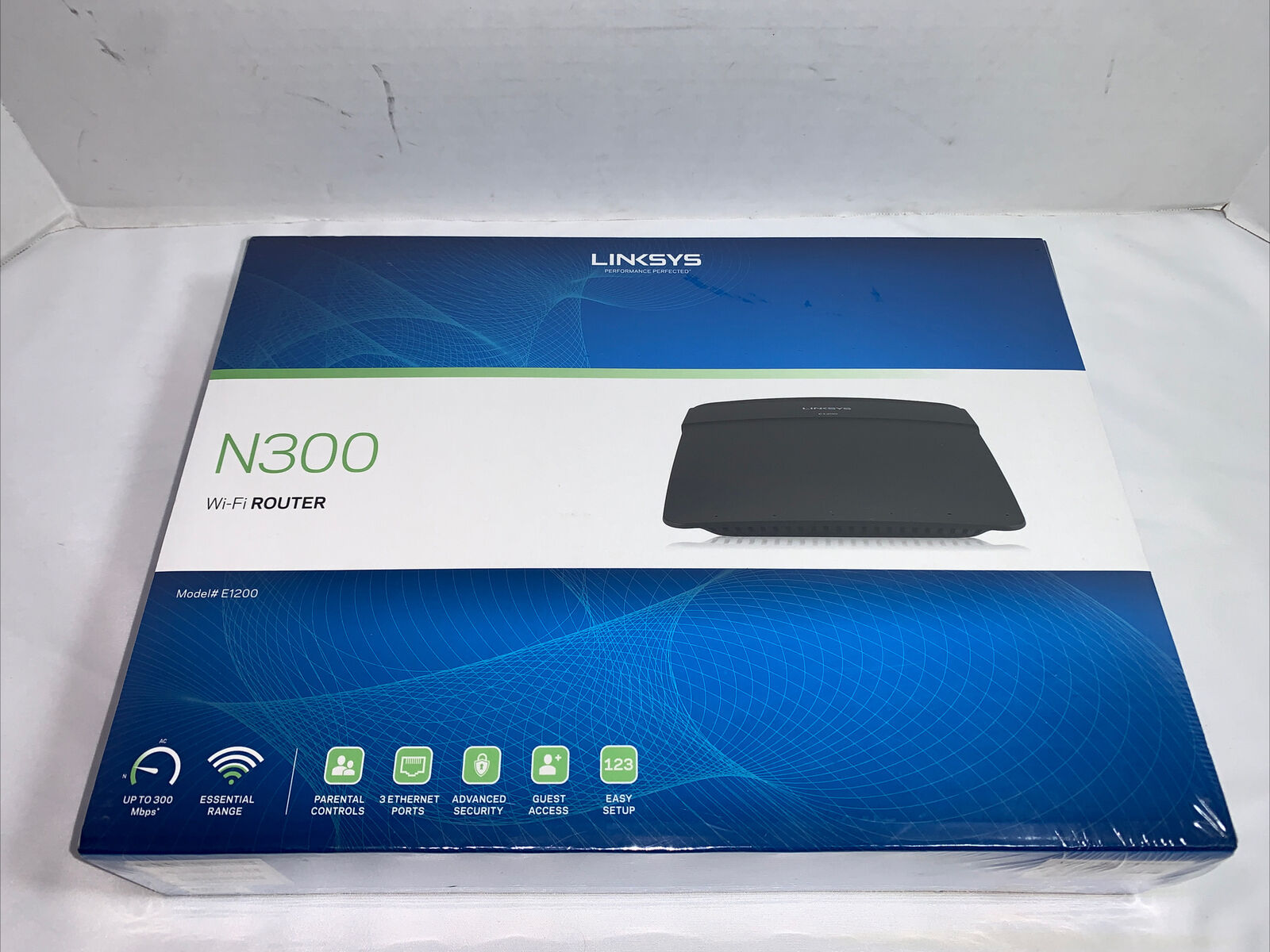 Linksys N300 Wireless WiFi Router Model #E1200-VV New Sealed Box