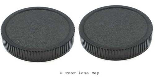TWO 2x Plastic 37mm, Rear Lens Female Thread Caps 37 mm, 