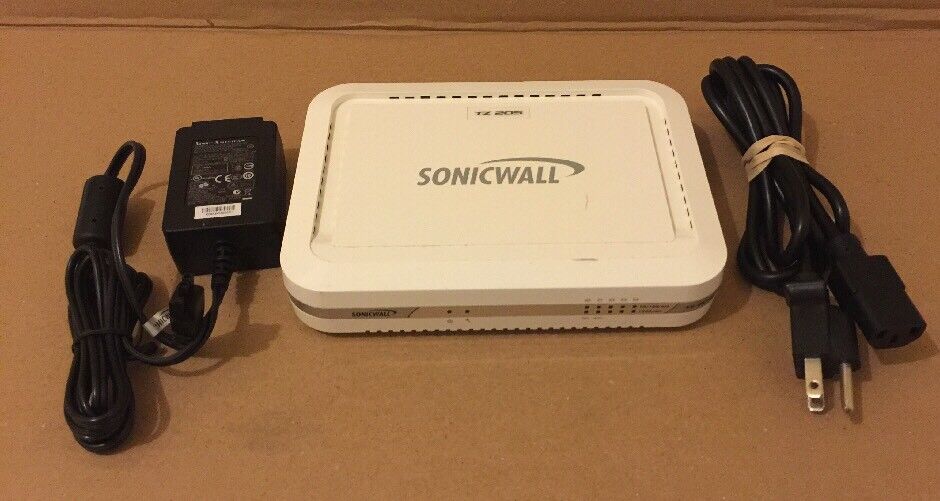 SonicWall TZ 205 Firewall Network  With Original AC Power adapter APL22-09D